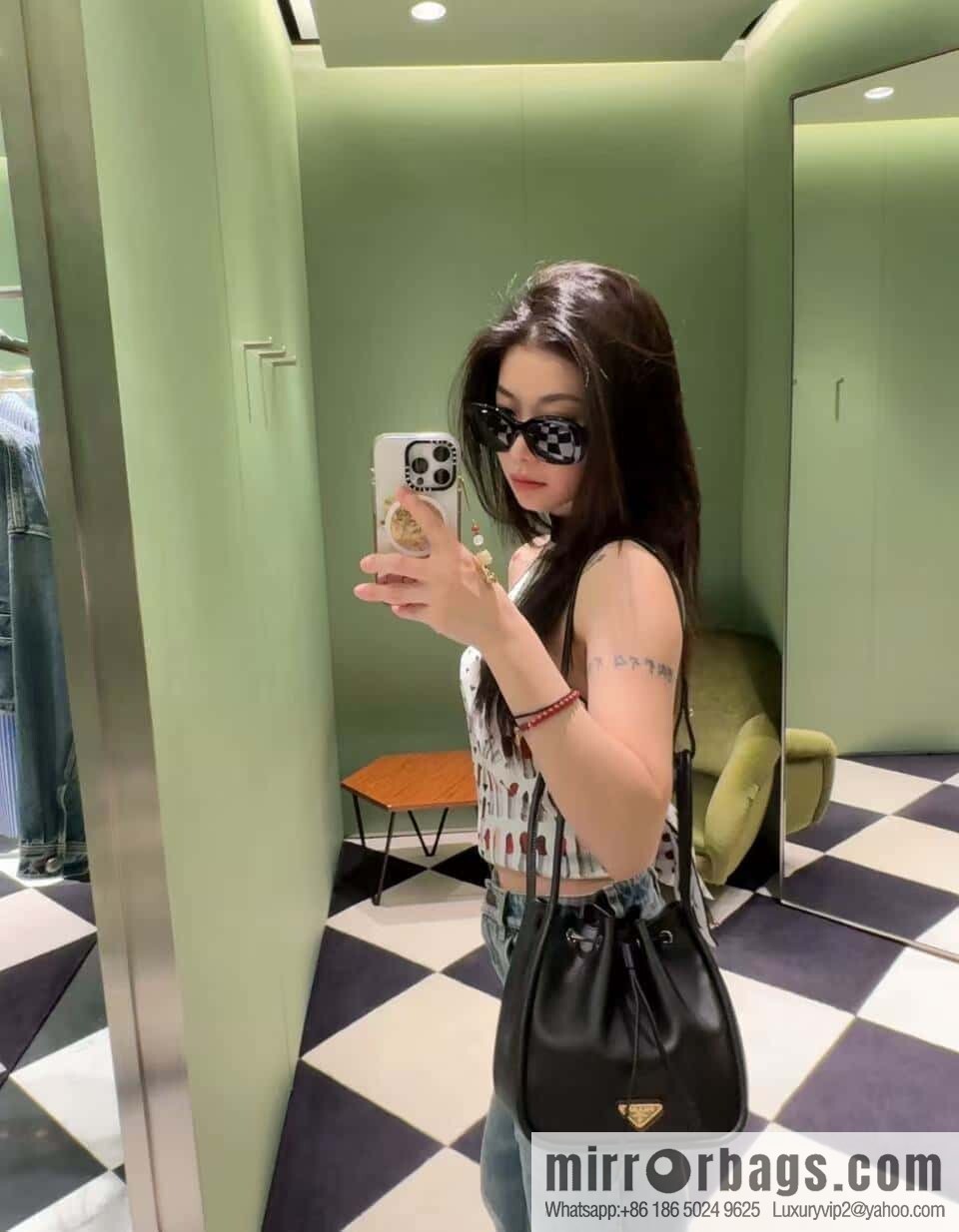 PRADA ๐ new bucket bag ๐ 1BE087๐๐