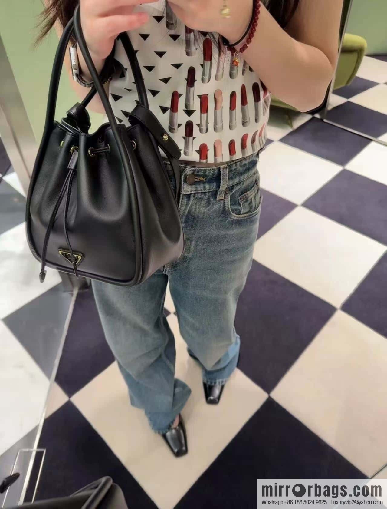 PRADA ๐ new bucket bag ๐ 1BE087๐๐
