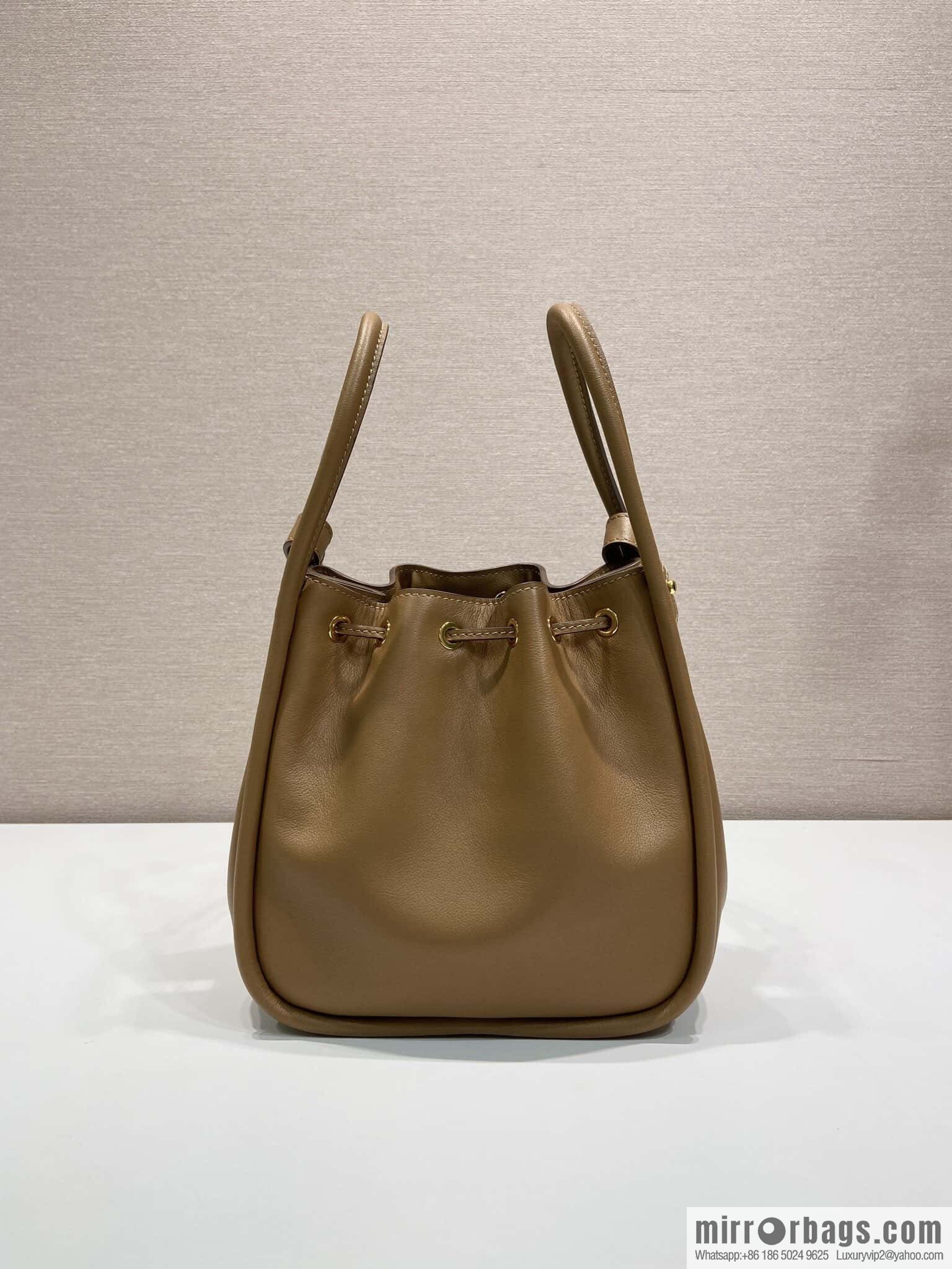 PRADA 🎉 new bucket bag 🎉 1BE087 🎉🎉 caramel color