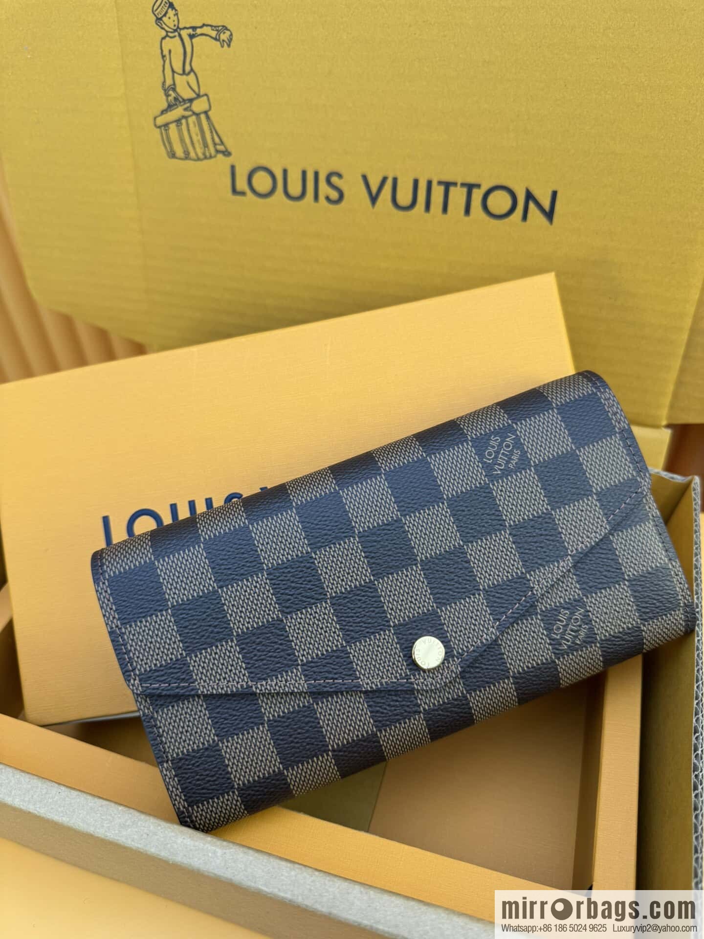 LV Sarah Wallet N63209 [Official Full Chip Version]