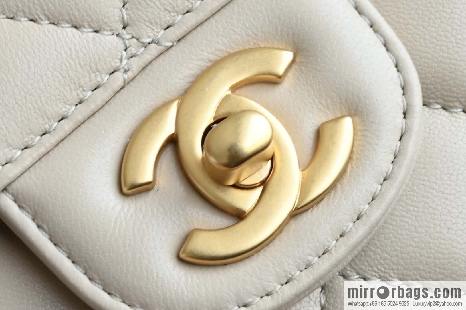 CHANEL 25P Handle Kelly Horizontal Small AS5354 Apricot