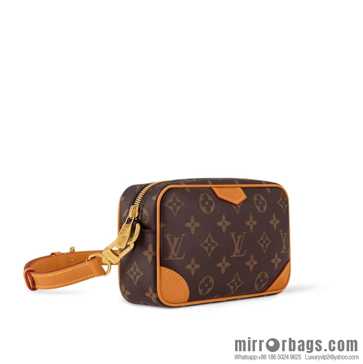 [Boutique‑grade] M14058 presbyopia yellow leather, mini men's bag messenger bag TROCADÉRO mini handbag