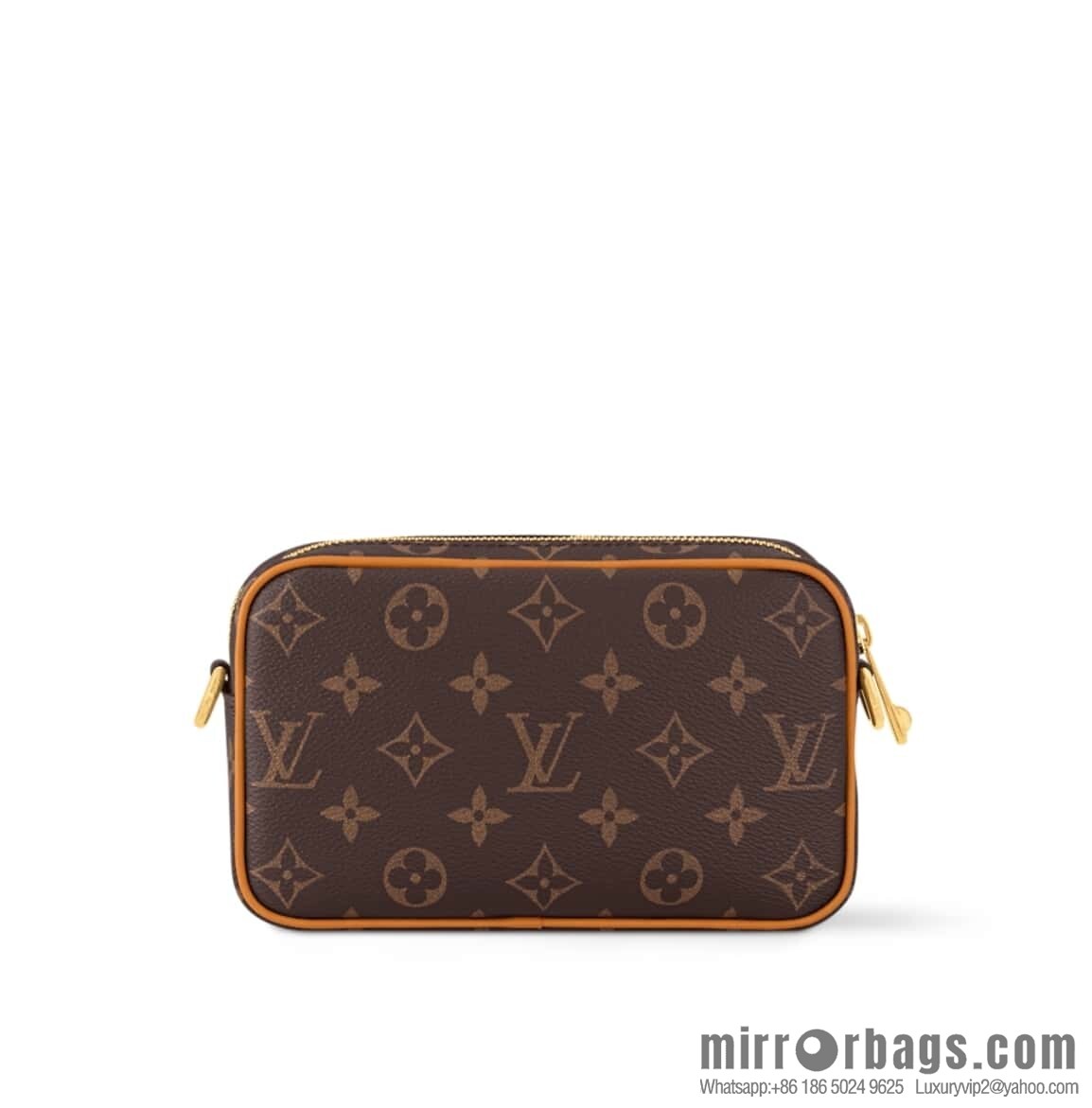 [Boutique‑grade] M14058 presbyopia yellow leather, mini men's bag messenger bag TROCADÉRO mini handbag