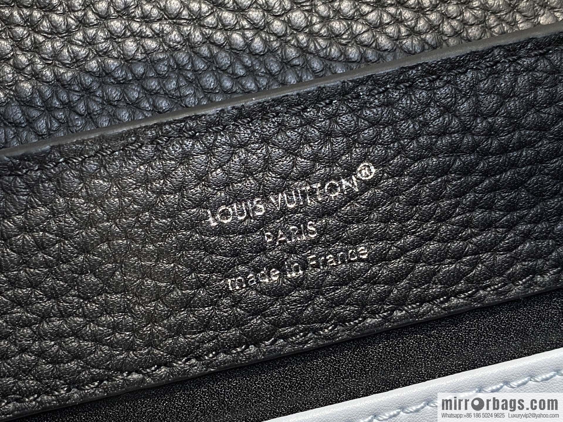 [Boutique‑grade] M12345 black, full leather cap that English model, this Capucines mini handbag