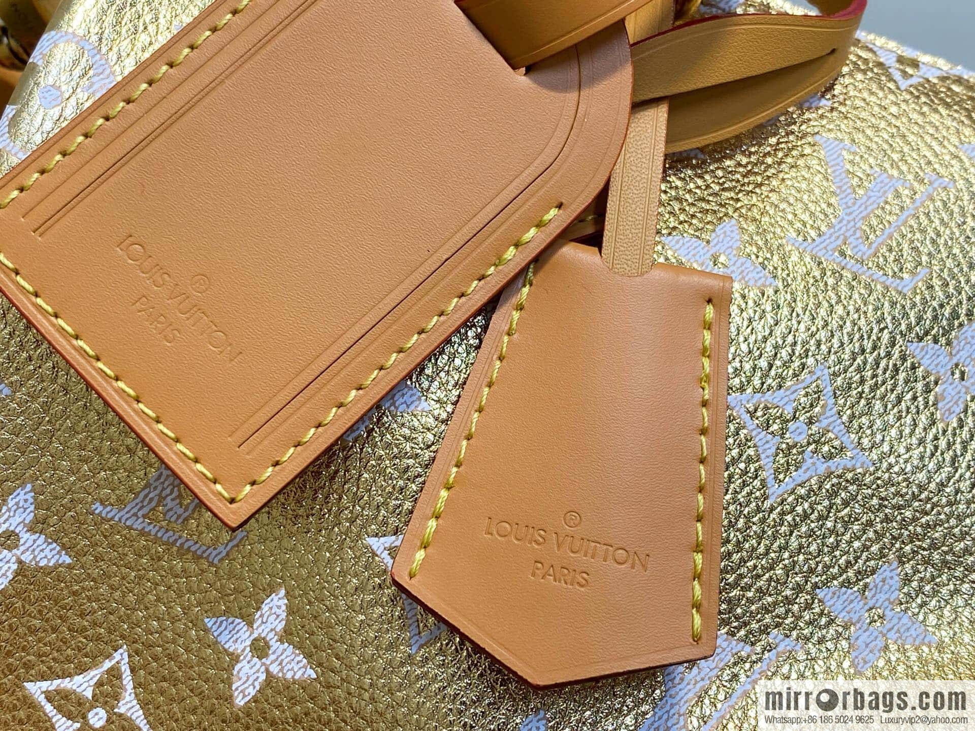 [Original order boutique] M24440 gold, full leather speedy pillow bag SPEEDY P9 BANDOULIZRE25 handbag