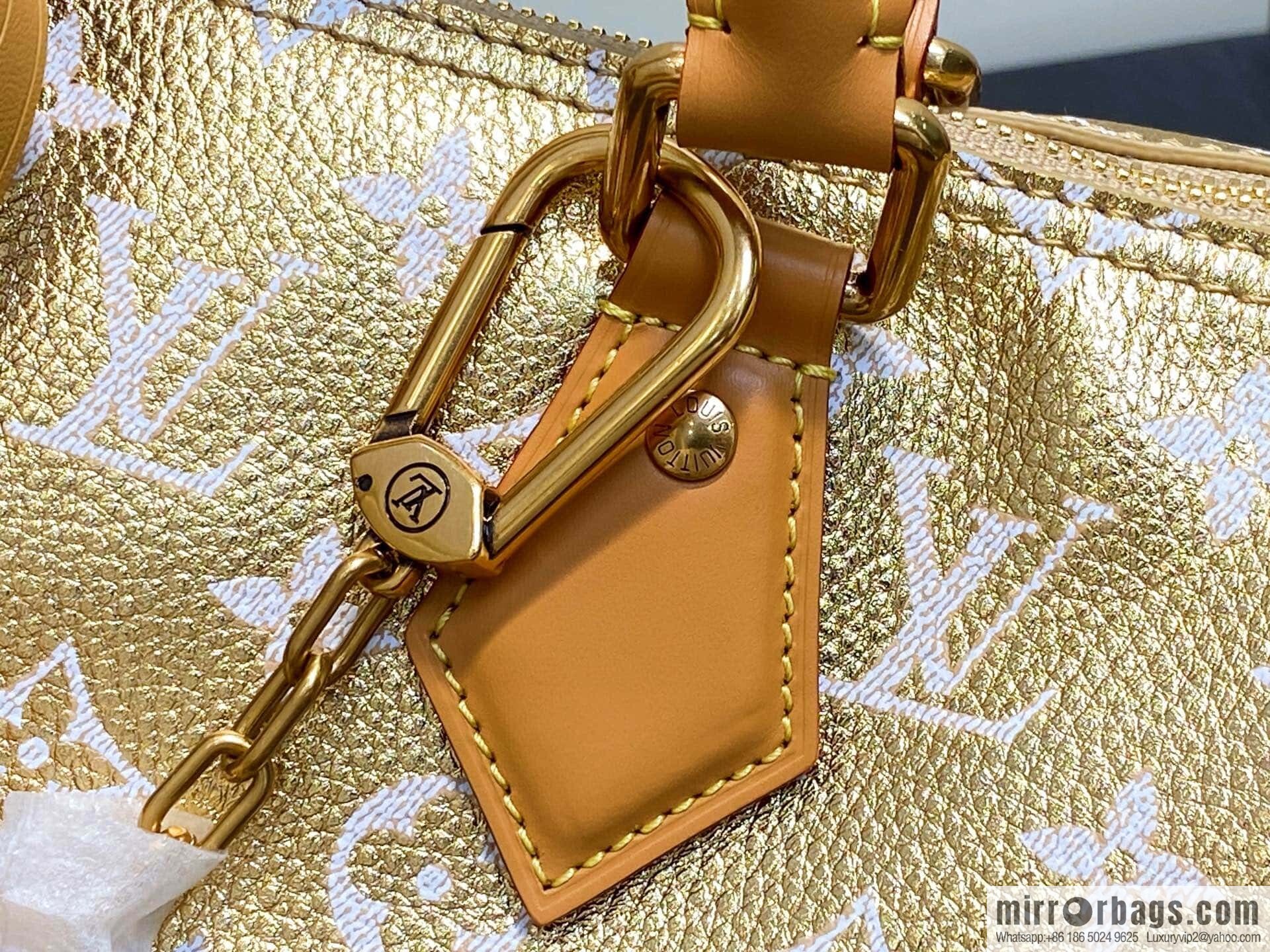 [Original order boutique] M24440 gold, full leather speedy pillow bag SPEEDY P9 BANDOULIZRE25 handbag