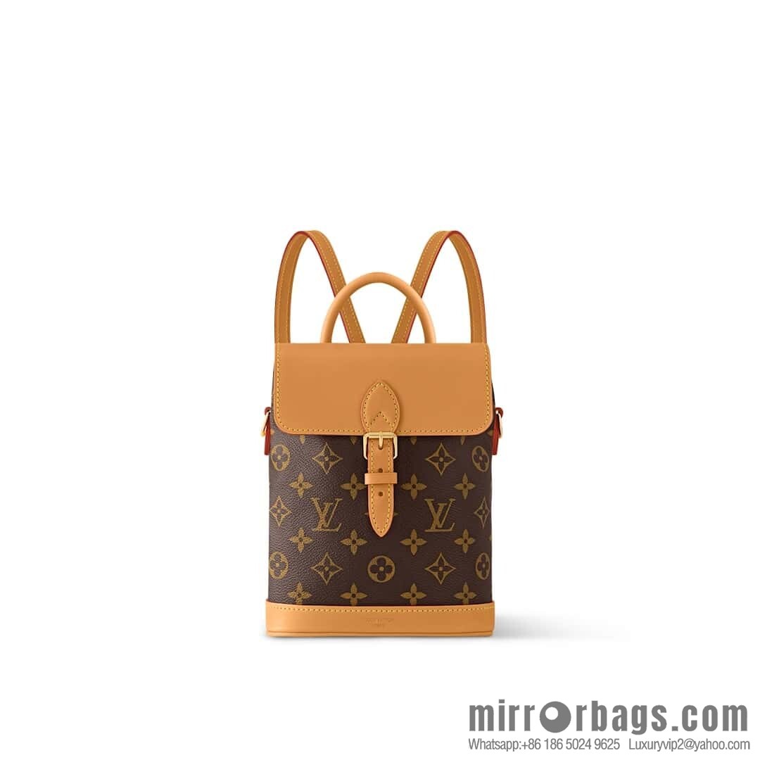 [Original order boutique] M14651 presbyopia yellow leather, mini backpack SOHO mini backpack