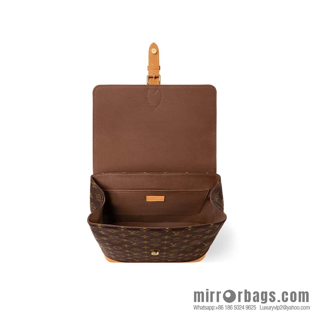 [Boutique‑grade] M14653 presbyopia yellow leather, backpack SOHO backpack