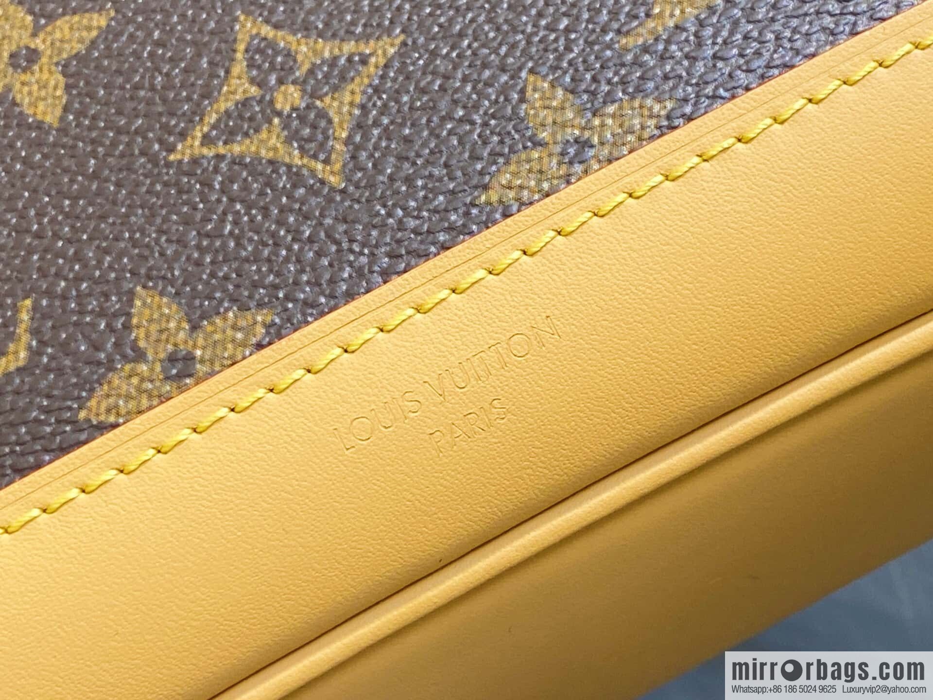 [Boutique‑grade] M14653 presbyopia yellow leather, backpack SOHO backpack
