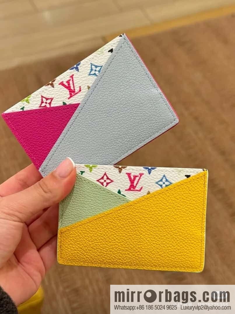 [Boutique‑grade] M14139 green, card bag wallet Criss-Cross LV x TM card holder