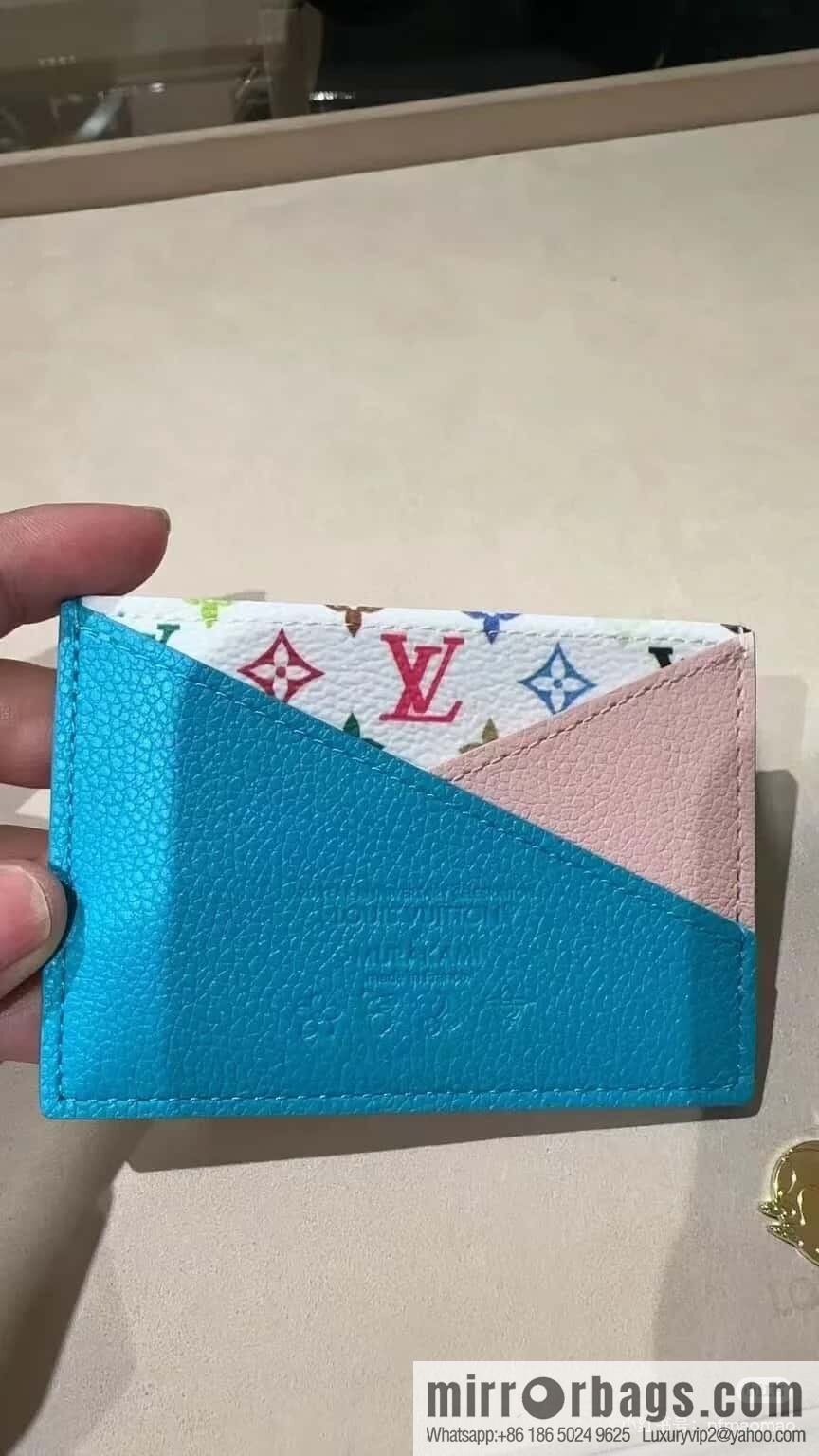 [Boutique‑grade] M14139 green, card bag wallet Criss-Cross LV x TM card holder