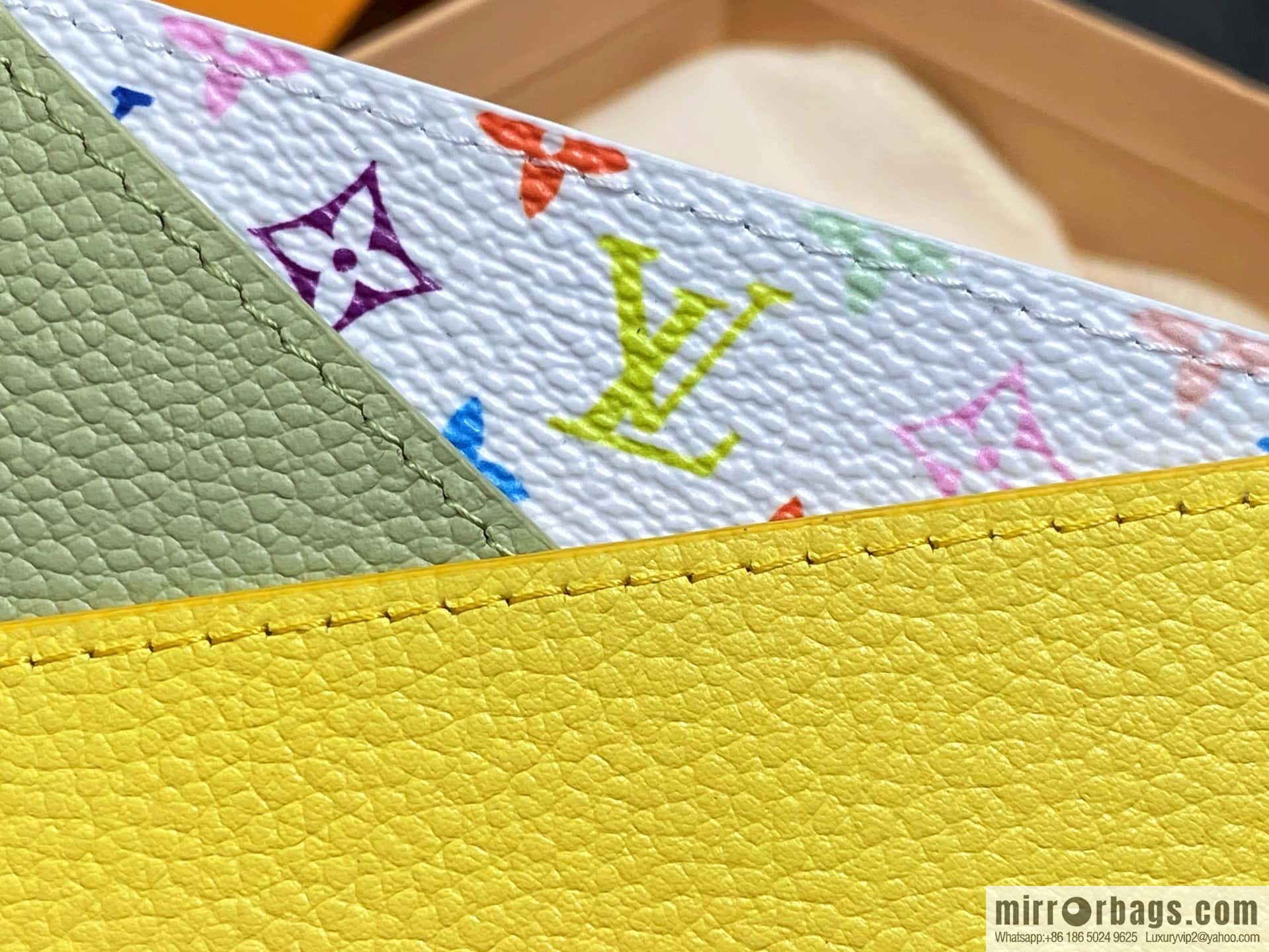 [Boutique‑grade] M14139 green, card bag wallet Criss-Cross LV x TM card holder