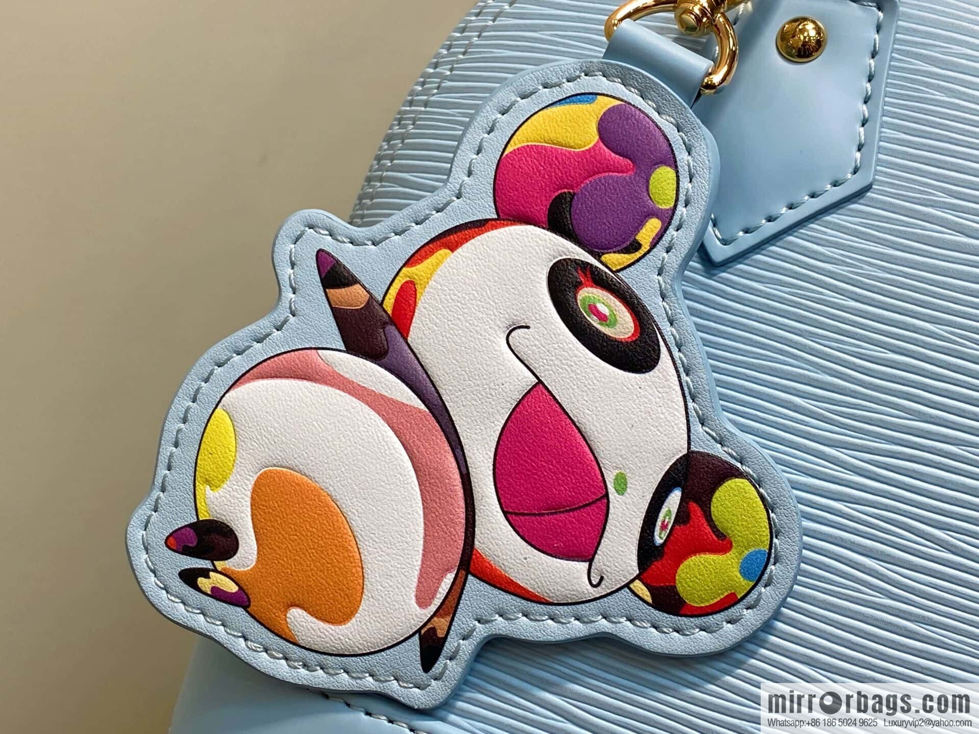 [Boutique‑grade] M14197 light blue, water ripple shell bag, the new LV x TM ALMA BB handbag of the season