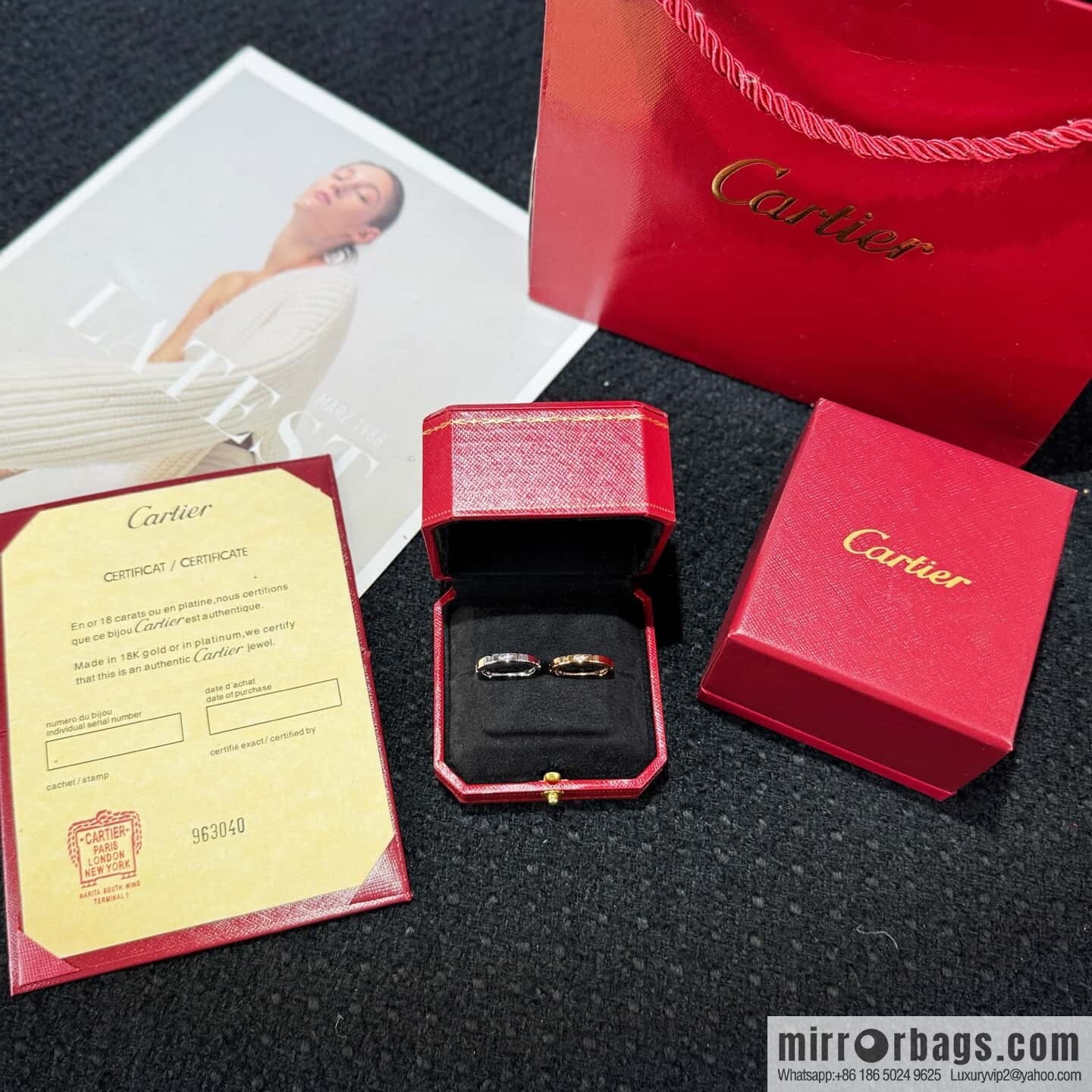☀️Cartier LOVE series, glossy ring