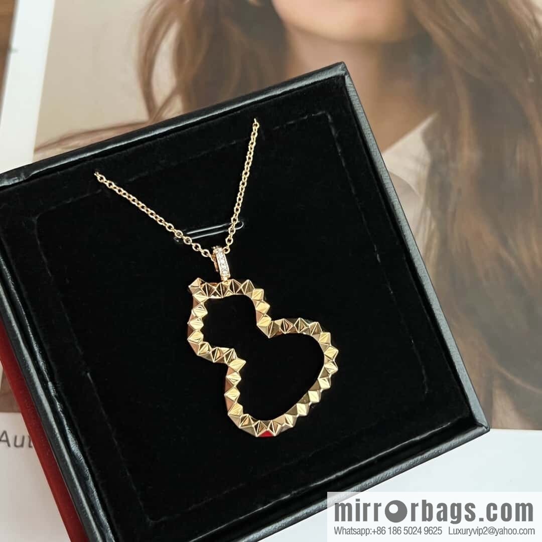 ❗️New ❗️ ☀️ Original ☀️ Qeelin 18 series rose gold gourd necklace ☀️