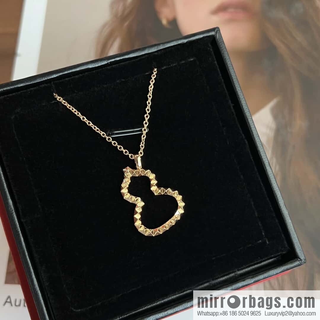 ❗️New ❗️ ☀️ Original ☀️ Qeelin 18 series rose gold gourd necklace ☀️