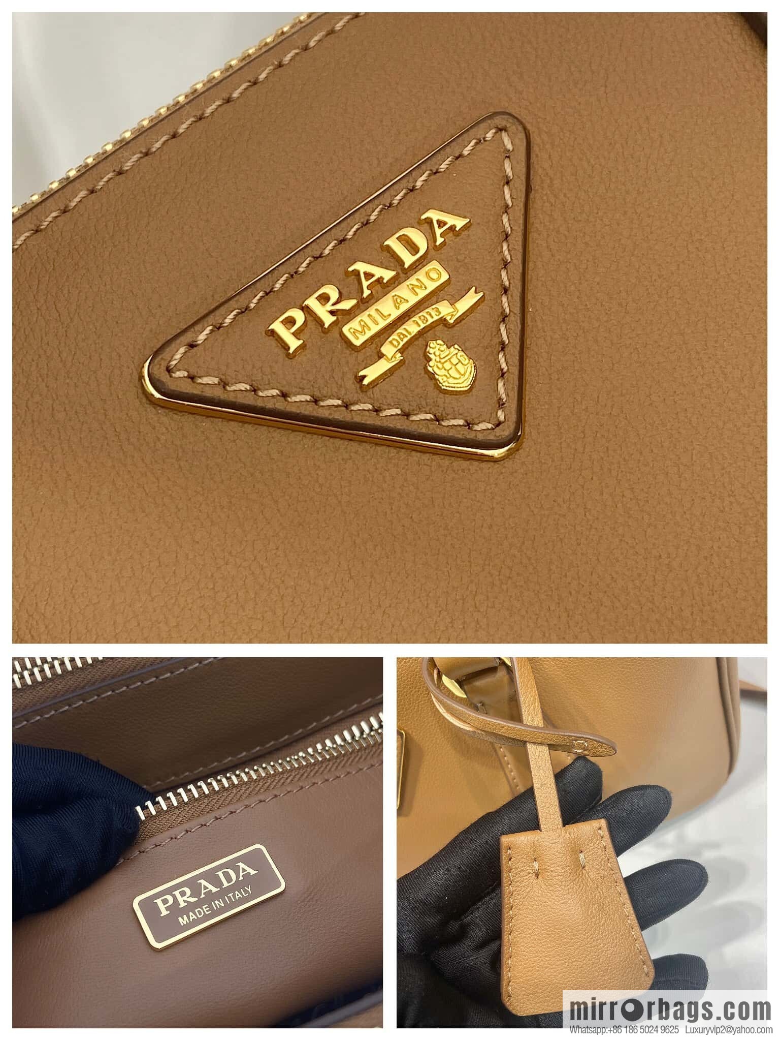 PRADA 🎉 new killer bag 🎉 1BA457 new 🎉🎉 caramel color