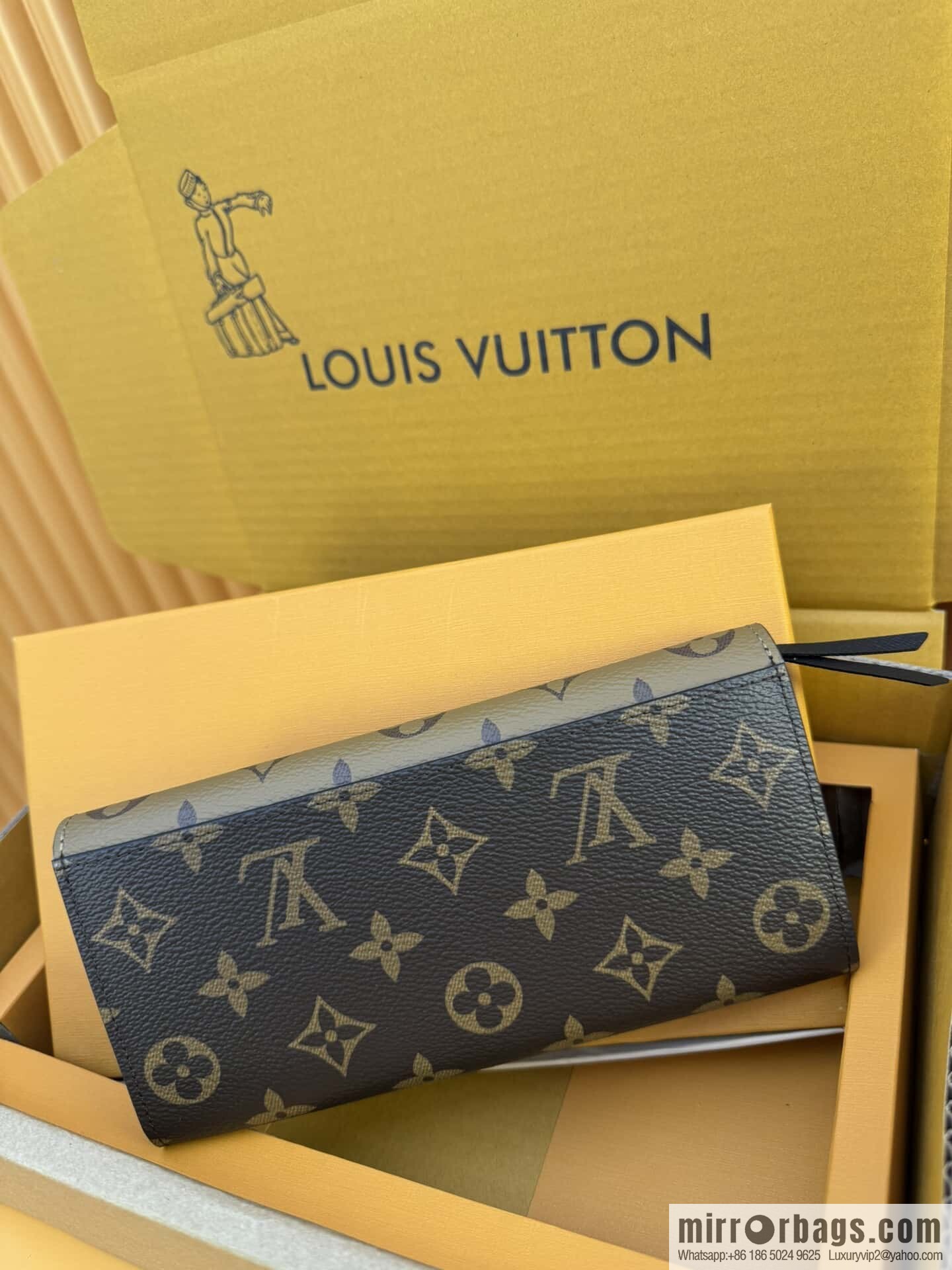 LV Emilie Wallet M82157 [Official Full Chip Version]
