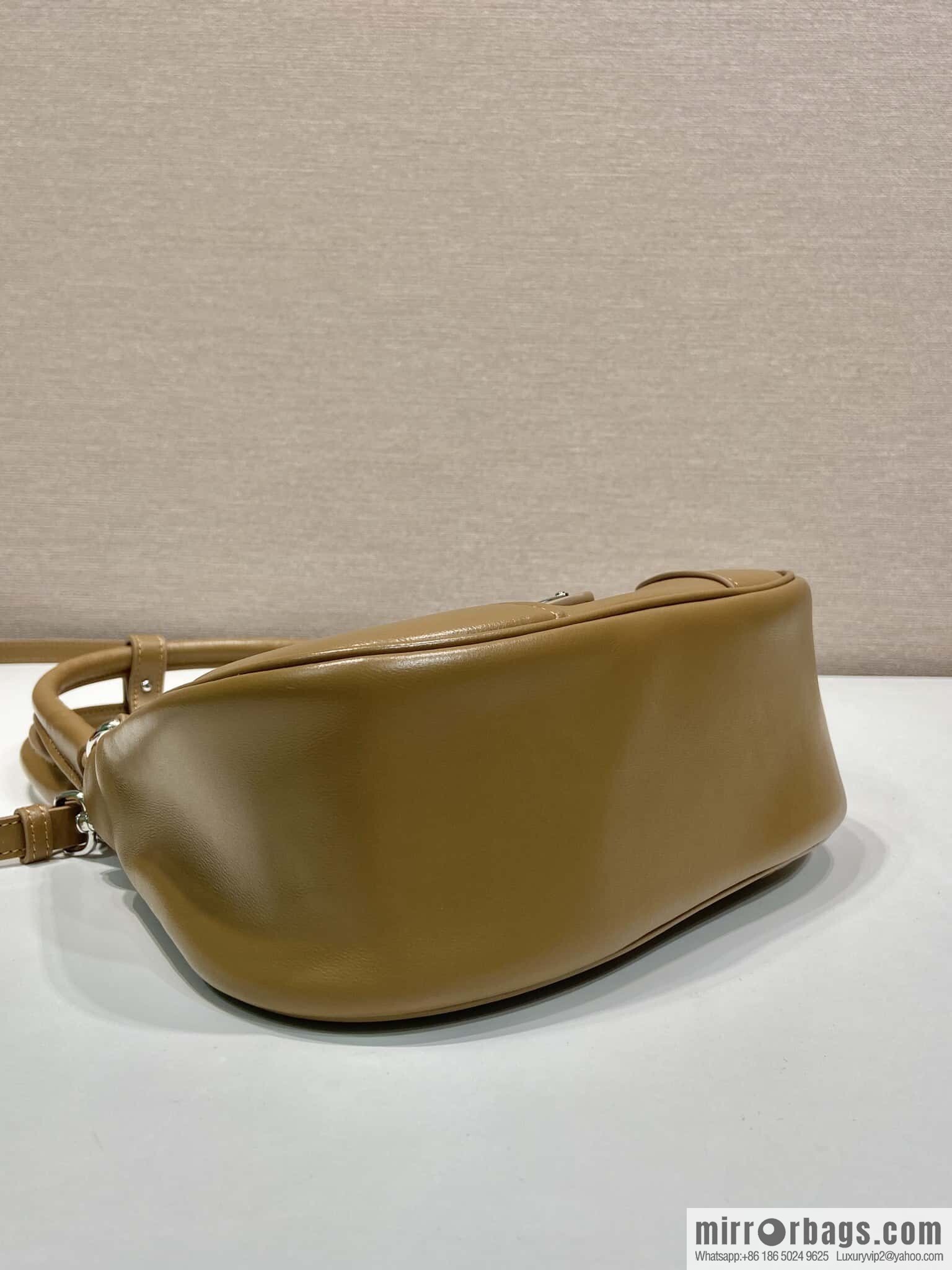 PRADA 🎉 new Moon handbag 🎉 1BA381 full lambskin🎉🎉