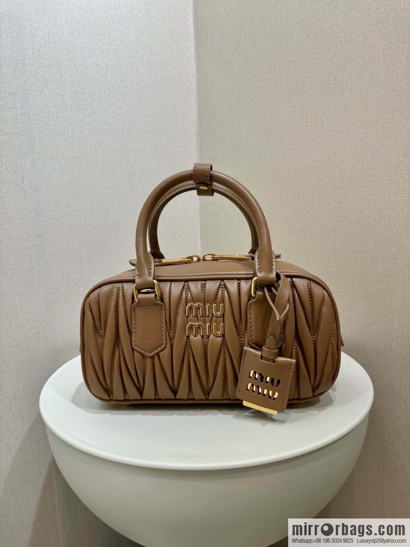 Sheepskin Textured Retro Rectangle Bag | Leather Bowling Bag 5BB142 💕💕