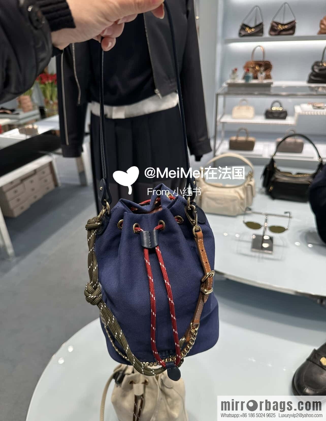 MIUMIU 🎉 new bucket bag 🎉 5NR038 🎉🎉 blue