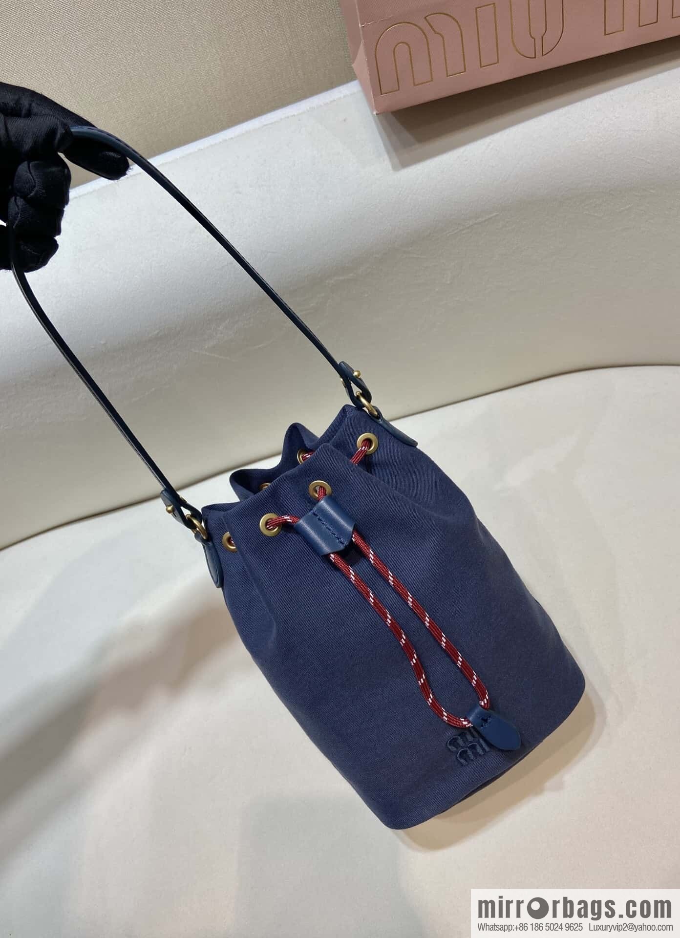 MIUMIU 🎉 new bucket bag 🎉 5NR038 🎉🎉 blue