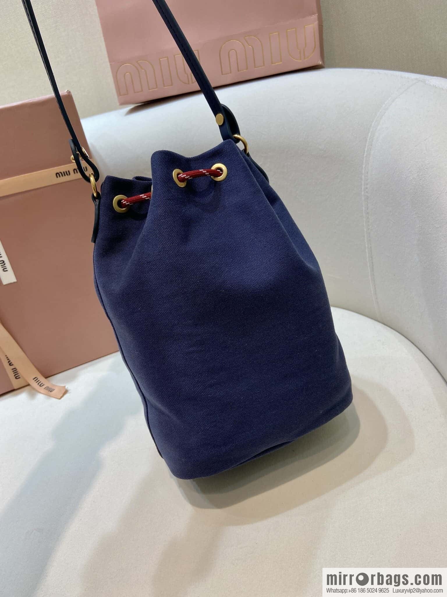 MIUMIU 🎉 new bucket bag 🎉 5NR038 🎉🎉 blue