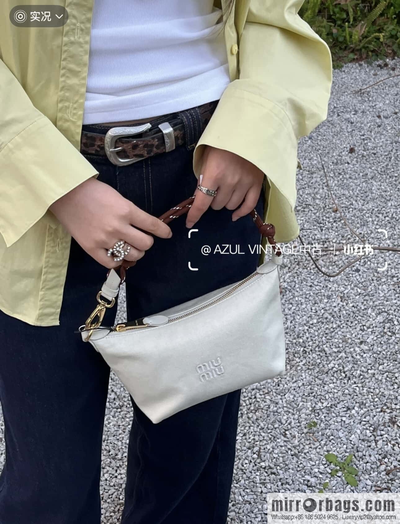 MIUMIU 🎉 new 🎉 5NE841 lunch bag 🎉🎉 white