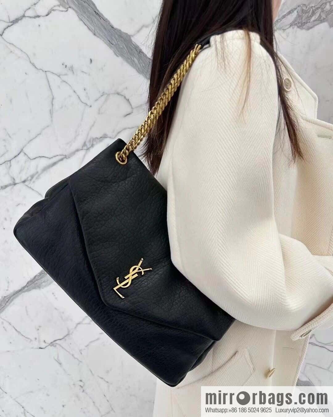 YSL ππππ¬π£π¦π’_ elephant pattern sheepskin chain bag 777399