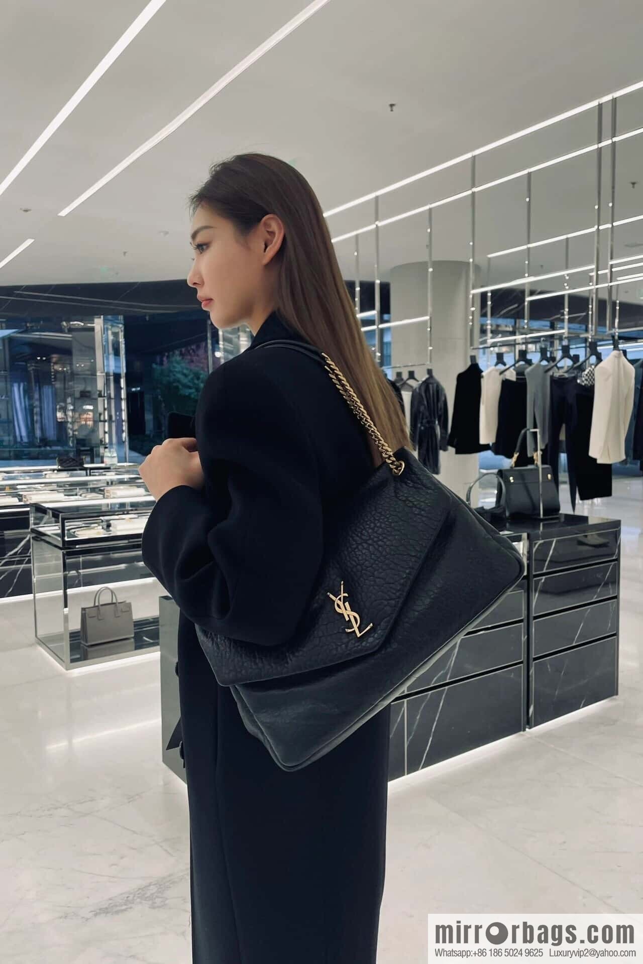 YSL 𝗖𝗔𝗟𝗬𝗣𝗦𝗢_ elephant pattern sheepskin chain bag 777399