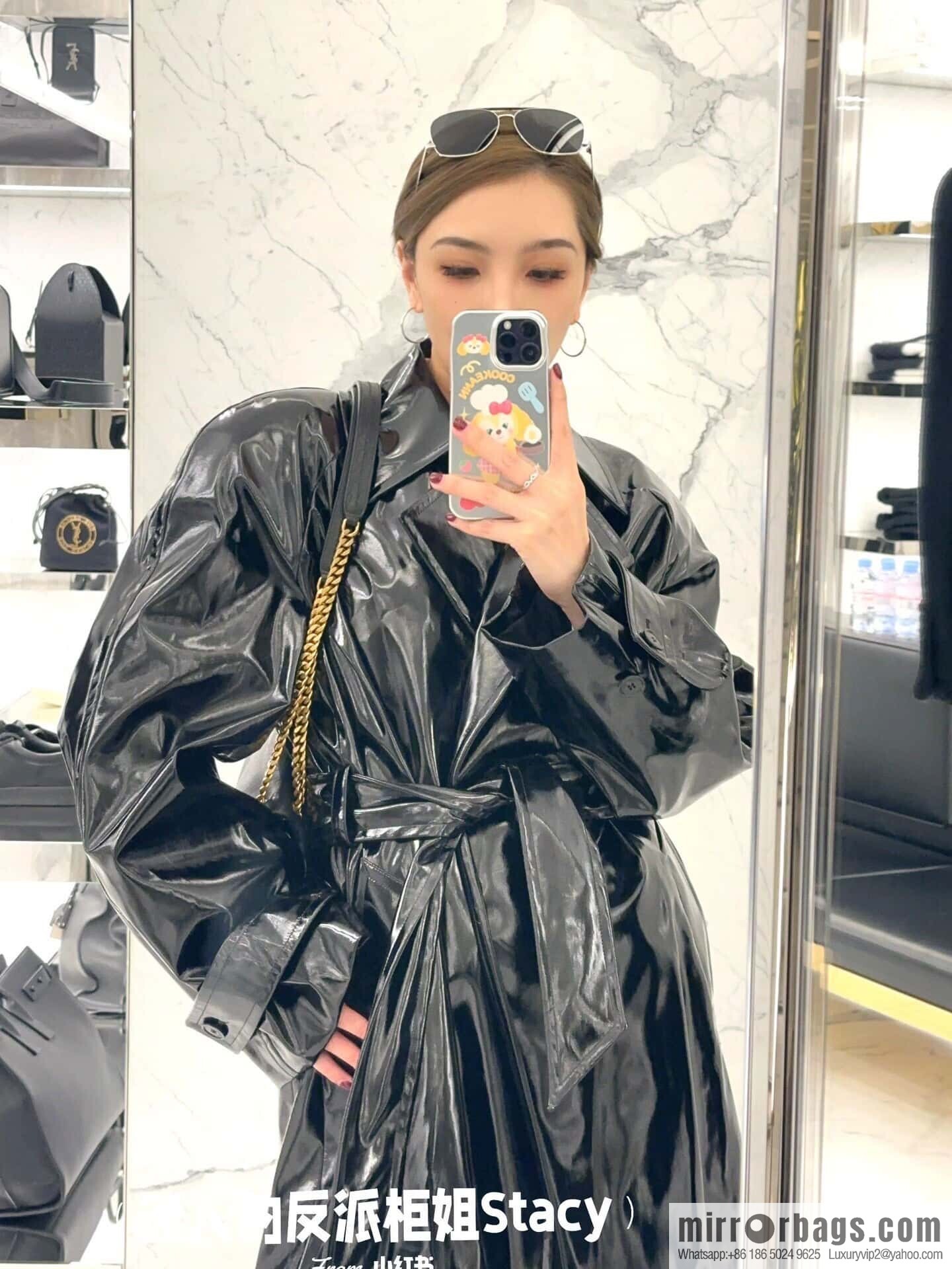 YSL ππππ¬π£π¦π’_ elephant pattern sheepskin chain bag 777399