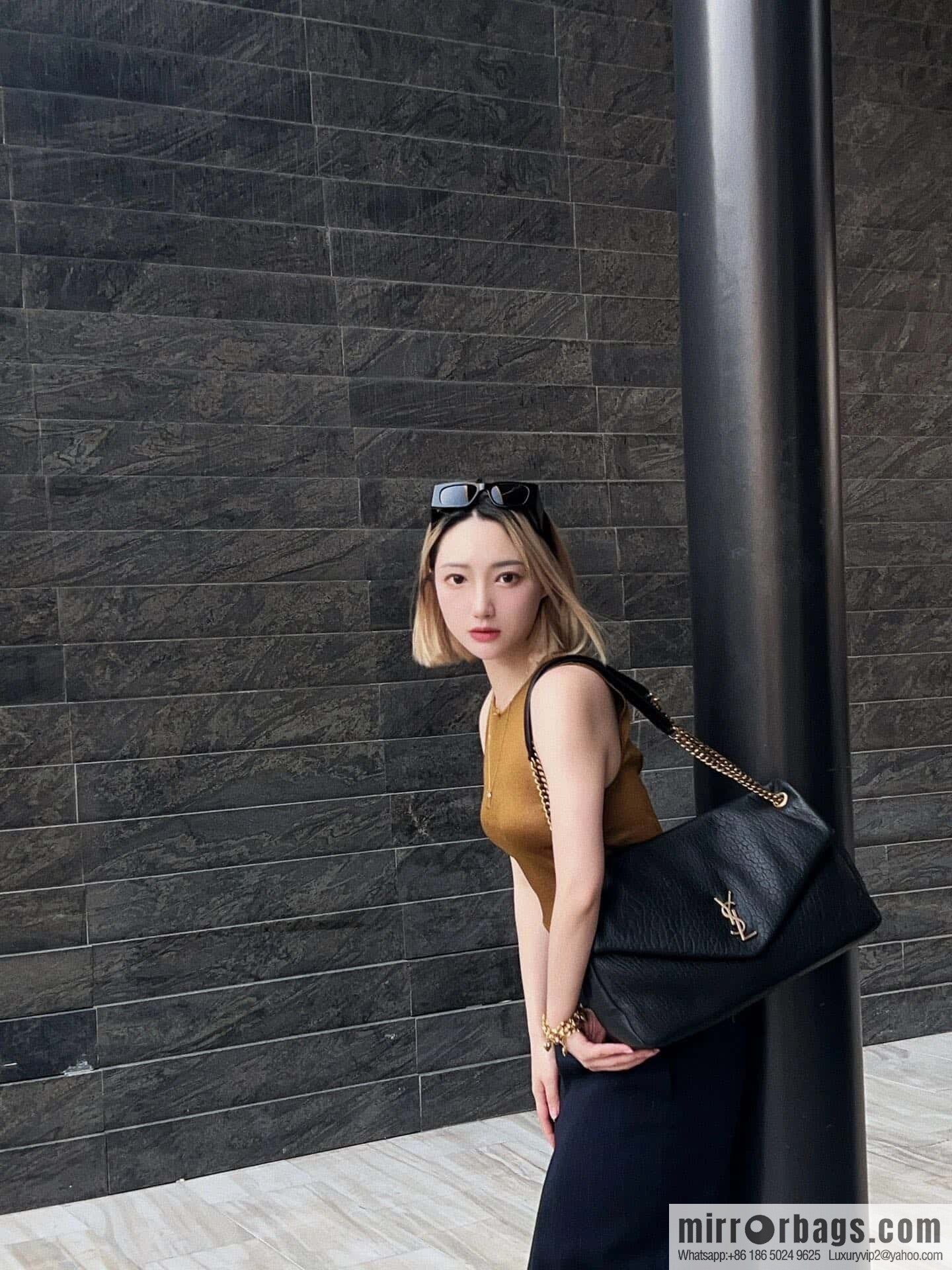 YSL 𝗖𝗔𝗟𝗬𝗣𝗦𝗢_ elephant pattern sheepskin chain bag 777399
