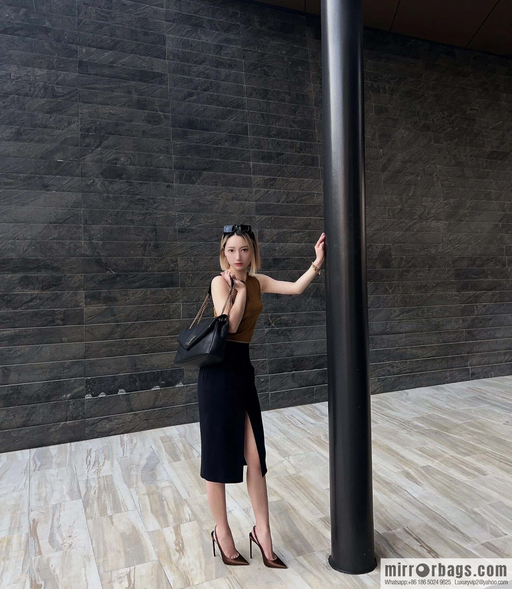 YSL ππππ¬π£π¦π’_ elephant pattern sheepskin chain bag 777399