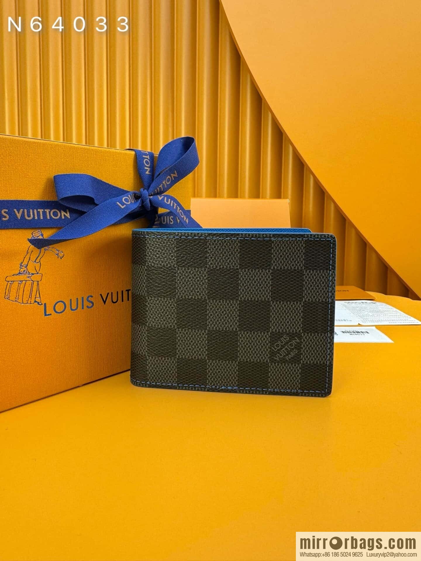 LV Slender Wallet N64033 [Official Chip Version]