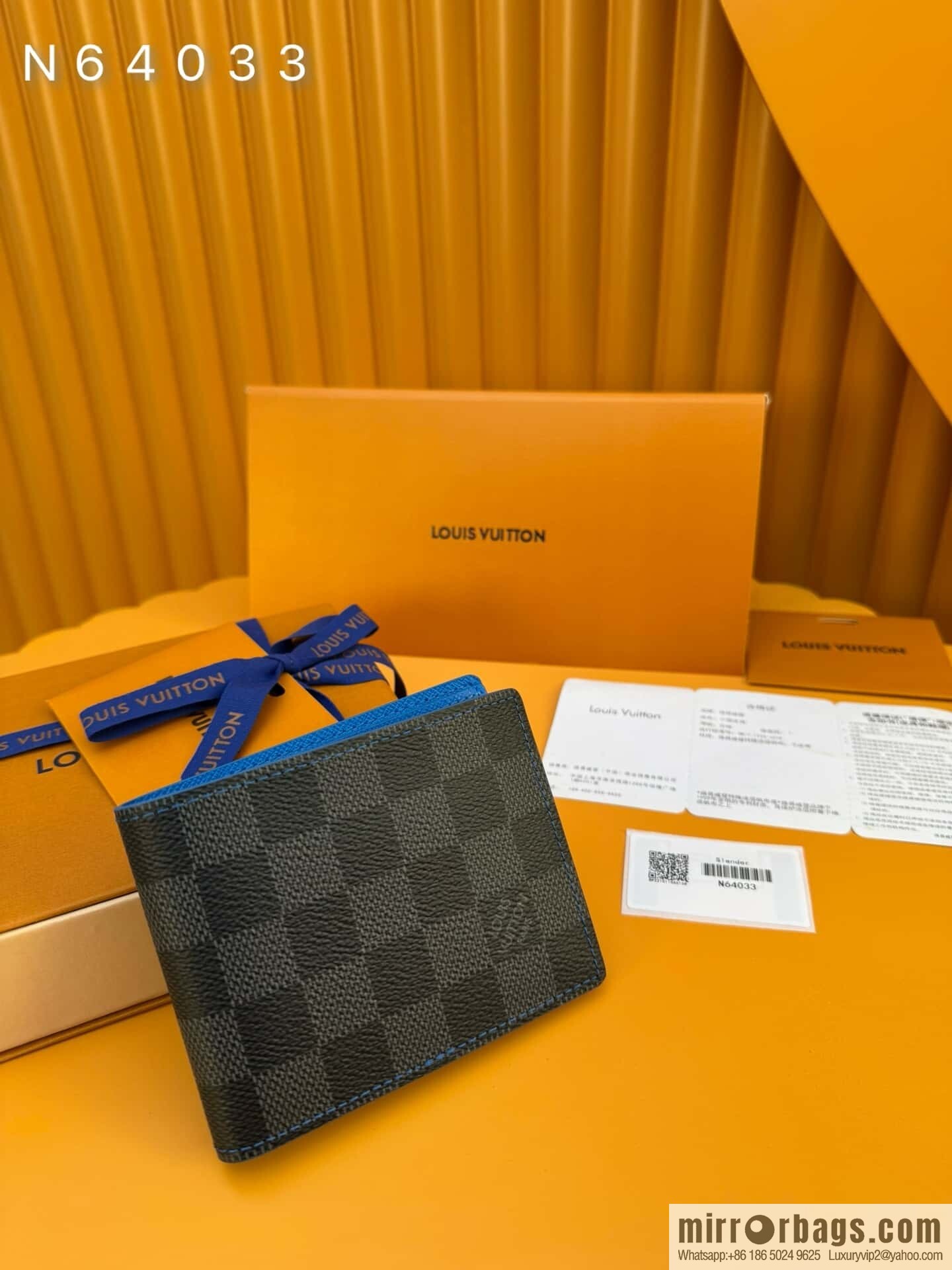 LV Slender Wallet N64033 [Official Chip Version]