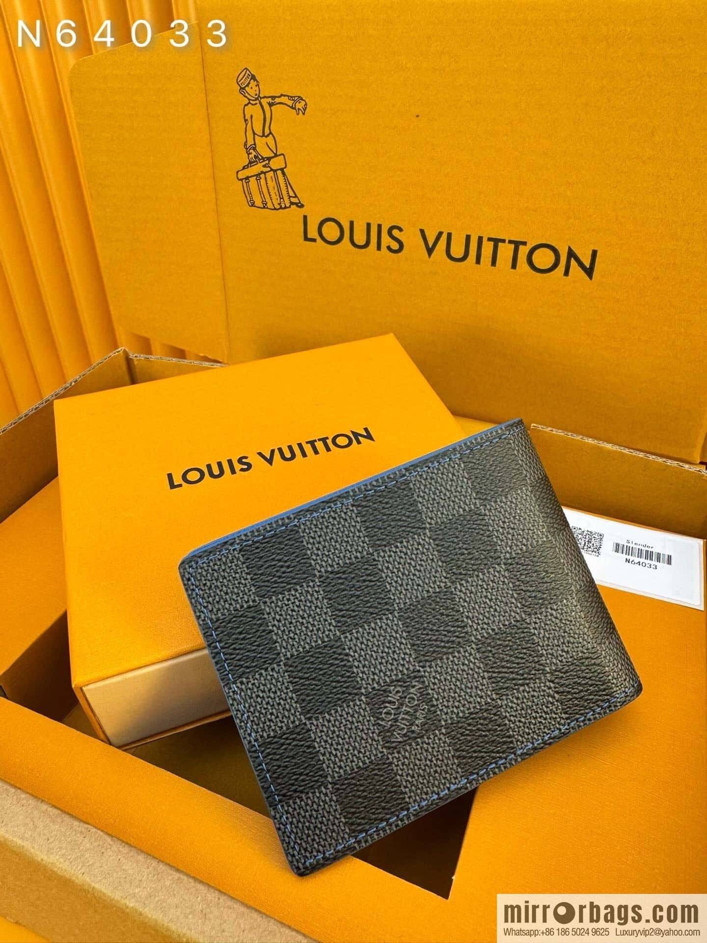 LV Slender Wallet N64033 [Official Chip Version]
