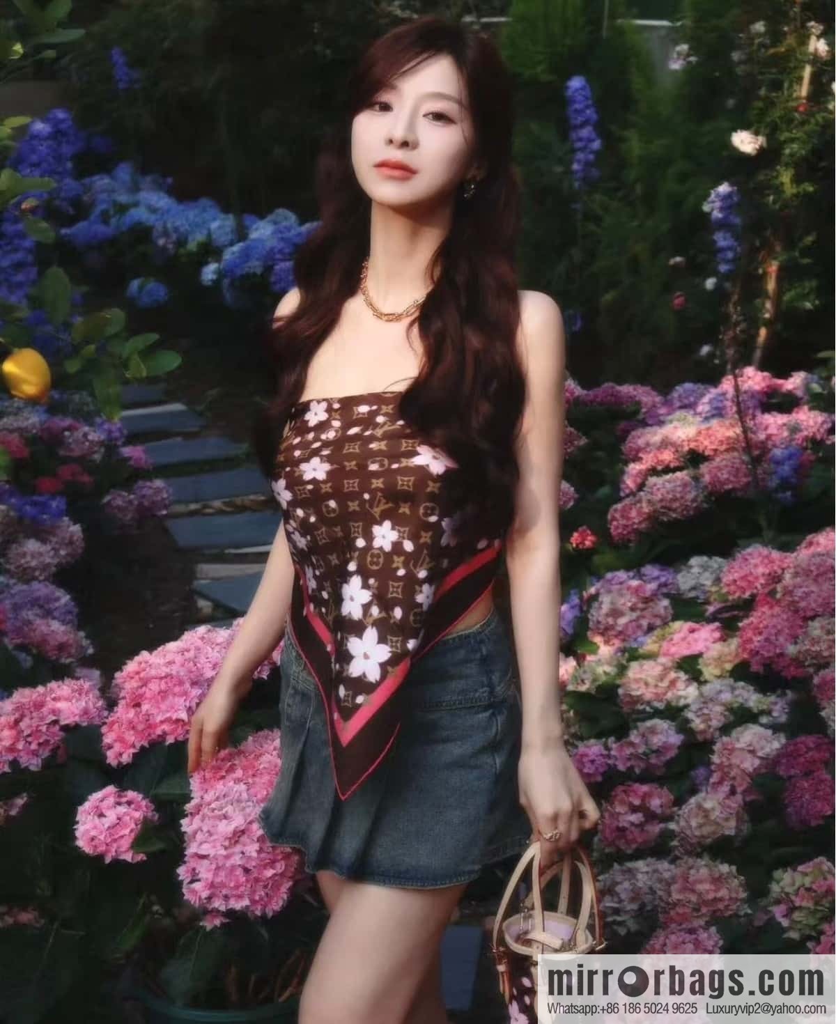 [Boutique‑grade] M13417 old flower, cherry blossom silk screen bucket bag LV XTM NANO BUCKET handbag