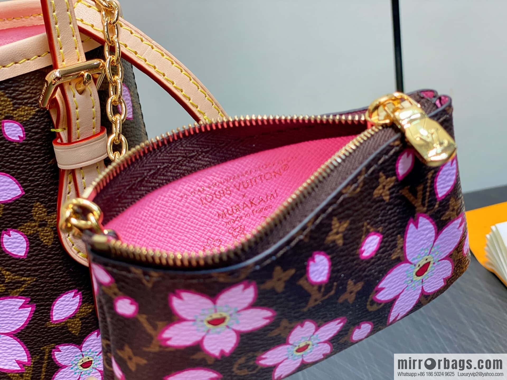 [Boutique‑grade] M13417 old flower, cherry blossom silk screen bucket bag LV XTM NANO BUCKET handbag