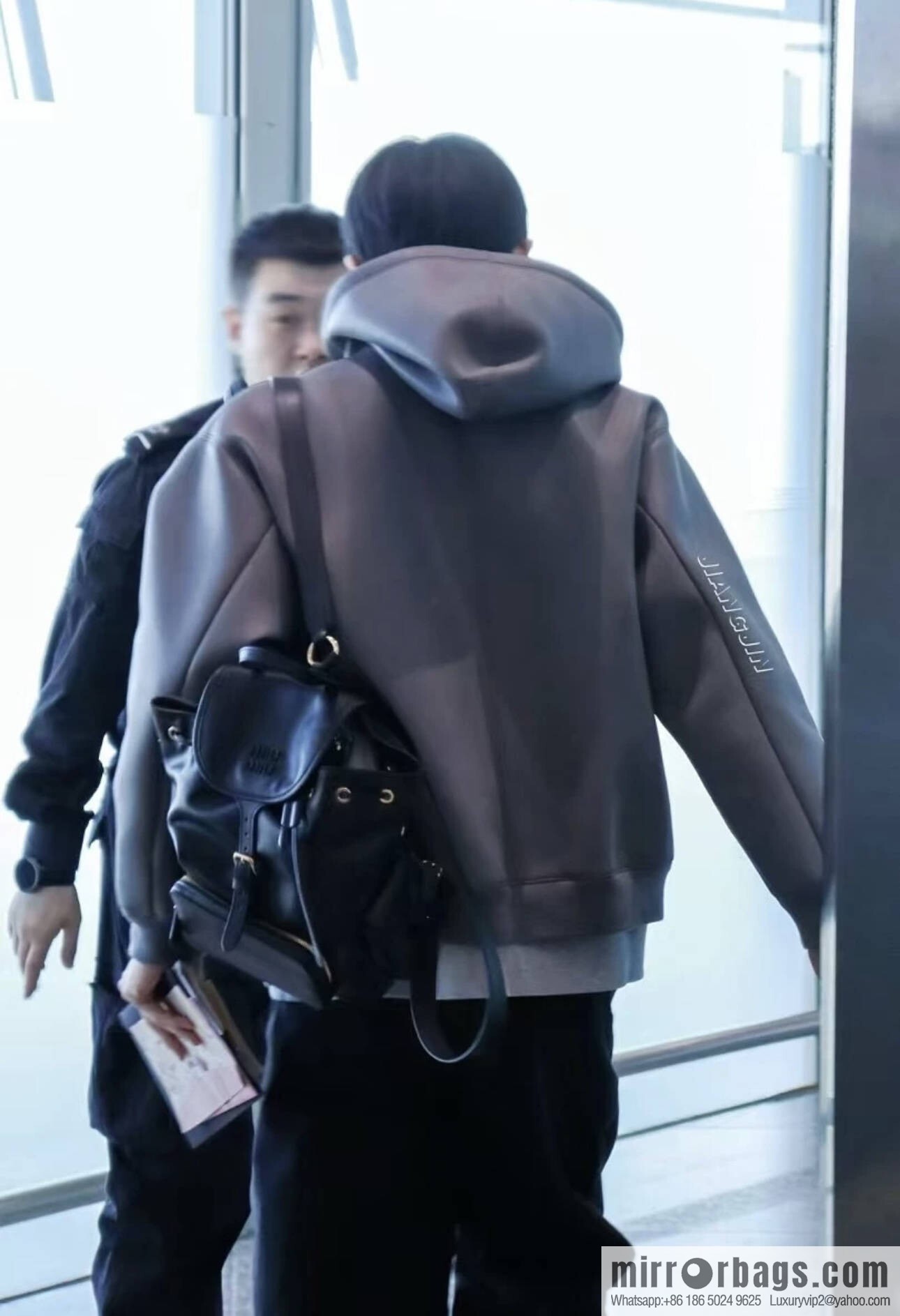 MIUMIU new backpack 5BZ042 large, black.
