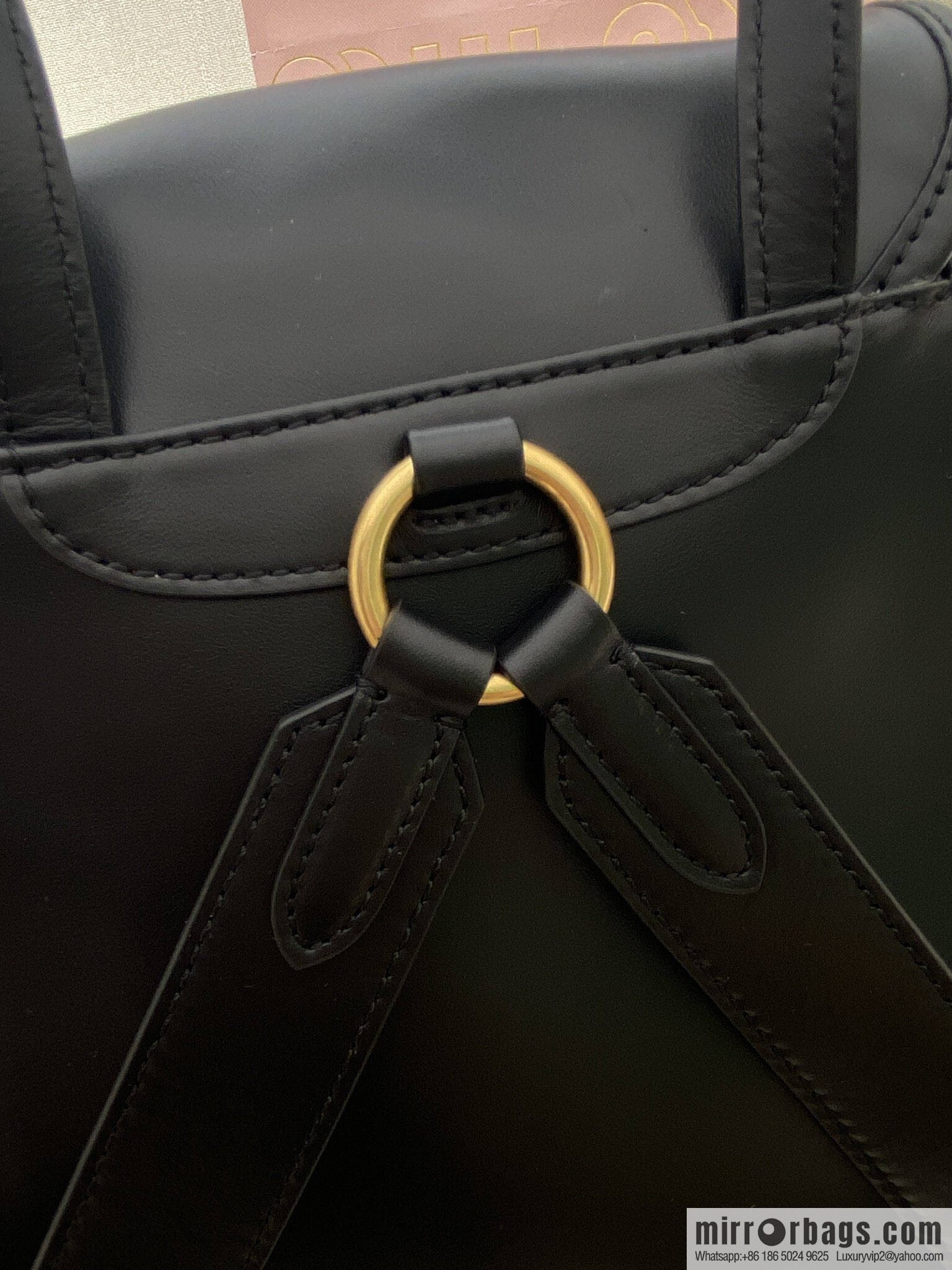 MIUMIU new backpack 5BZ042 large, black.