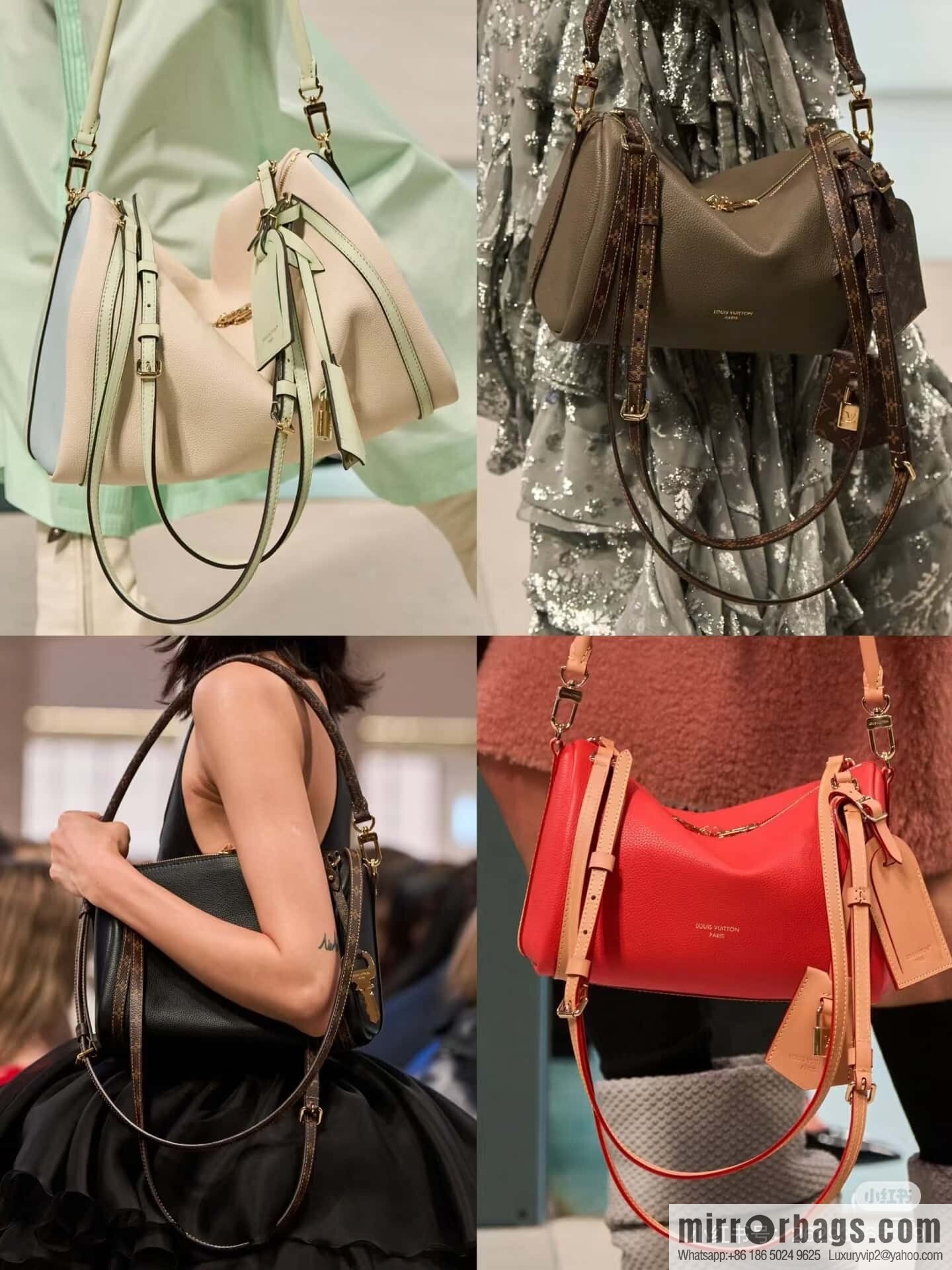 [Boutique‑grade] M13667 elephant gray, full leather speedy pillow bag SPEEDY BANDOULIZRE 25 handbag
