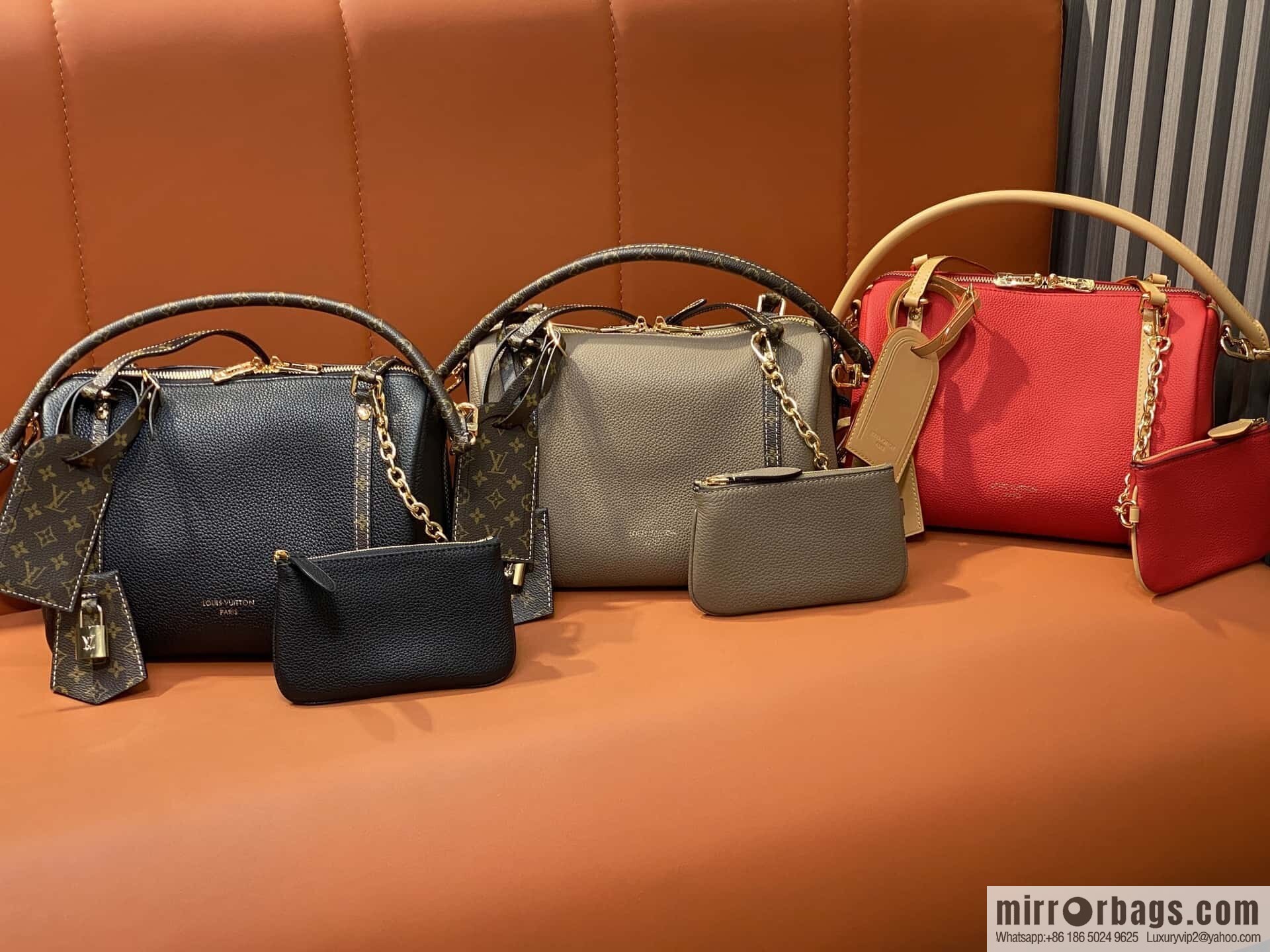 [Original order boutique] M13667 black, full leather speedy pillow bag SPEEDY BANDOULIZRE 25 handbag