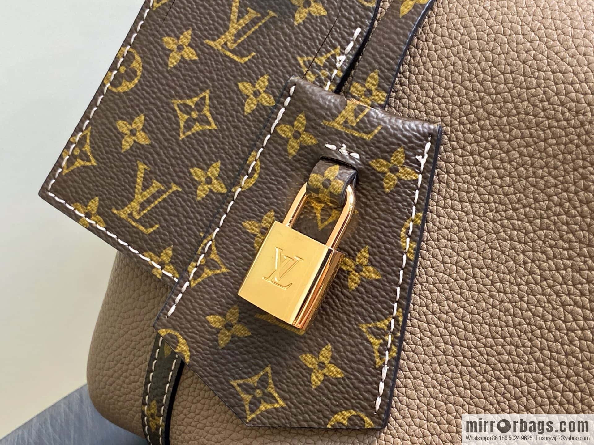 [Boutique‑grade] M13667 elephant gray, full leather speedy pillow bag SPEEDY BANDOULIZRE 25 handbag