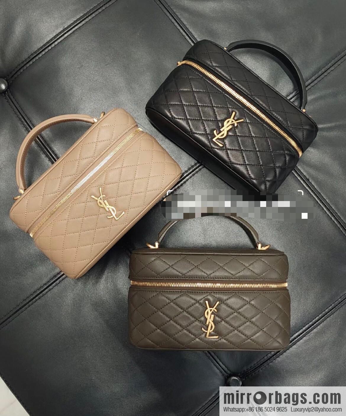 YSL 𝗚𝗔𝗕𝗬 𝗩𝗔𝗡𝗜𝗧𝗬 Mini Sheepskin Clutch Bag 766731 Musk Green