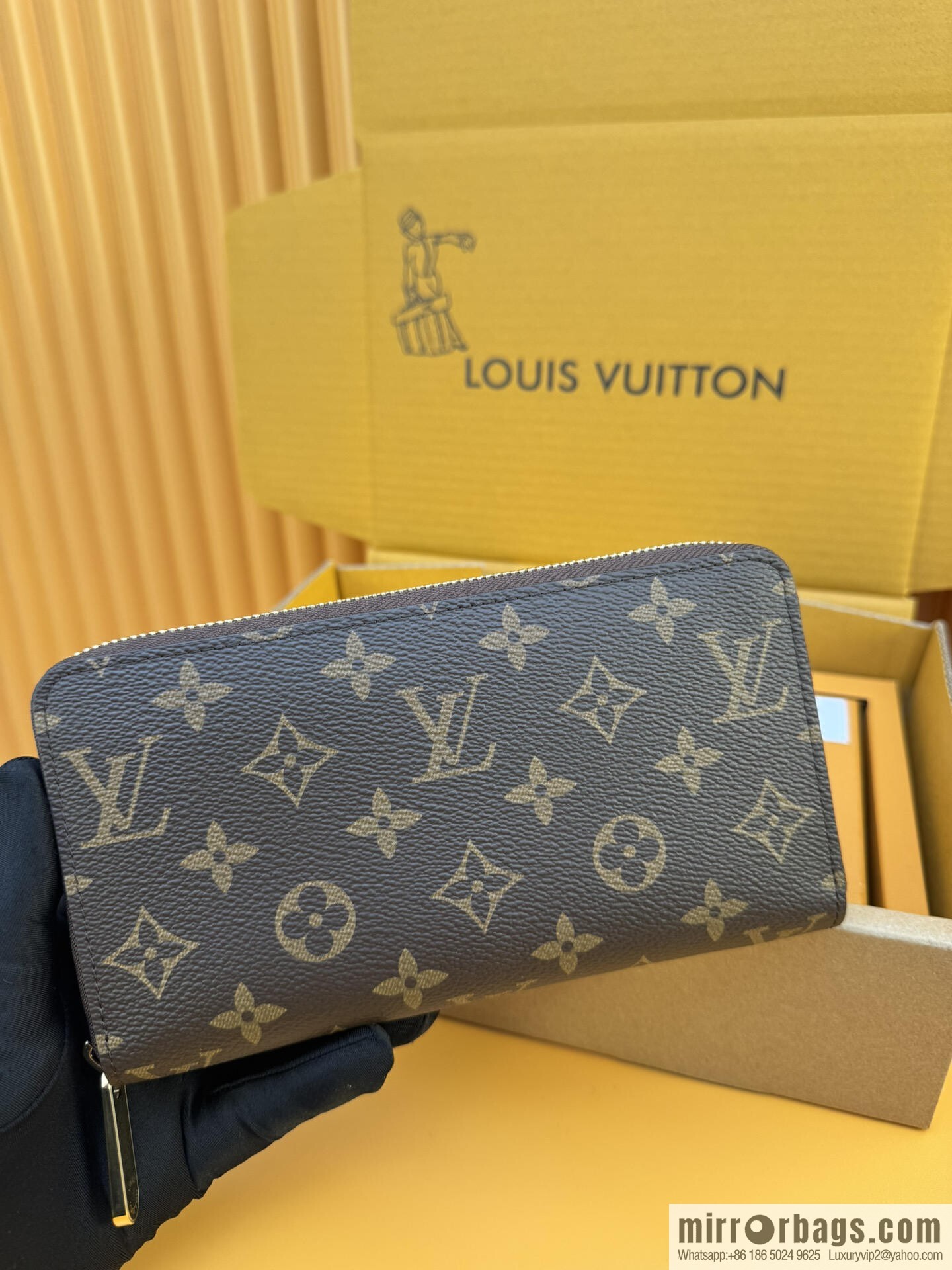 LV Zippy Zipper Wallet M41896 [Official Full Chip Version]