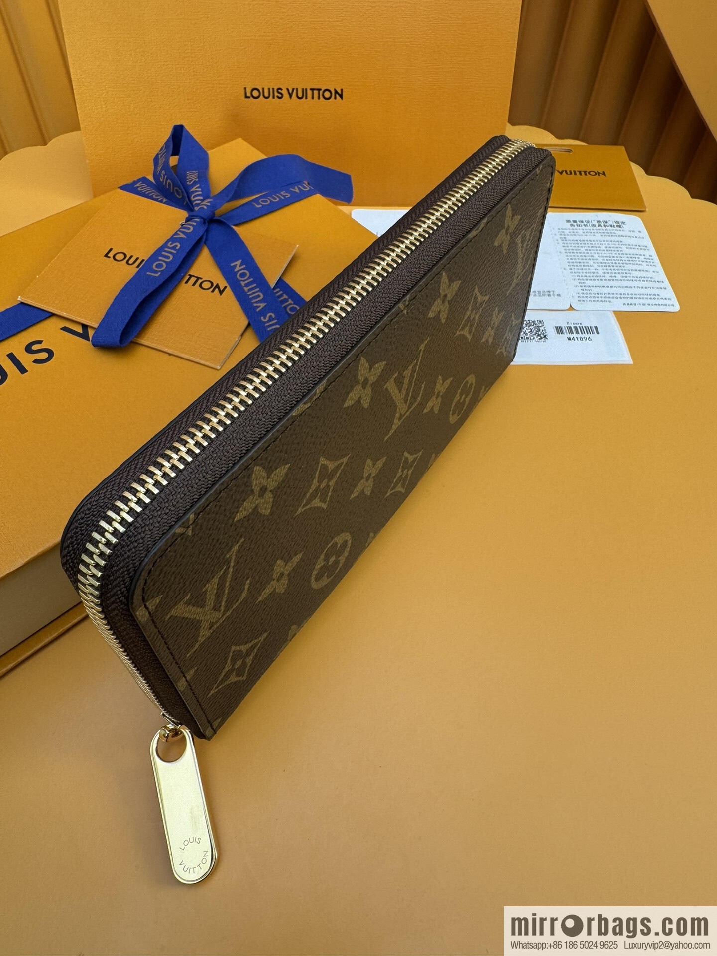 LV Zippy Zipper Wallet M41896 [Official Full Chip Version]