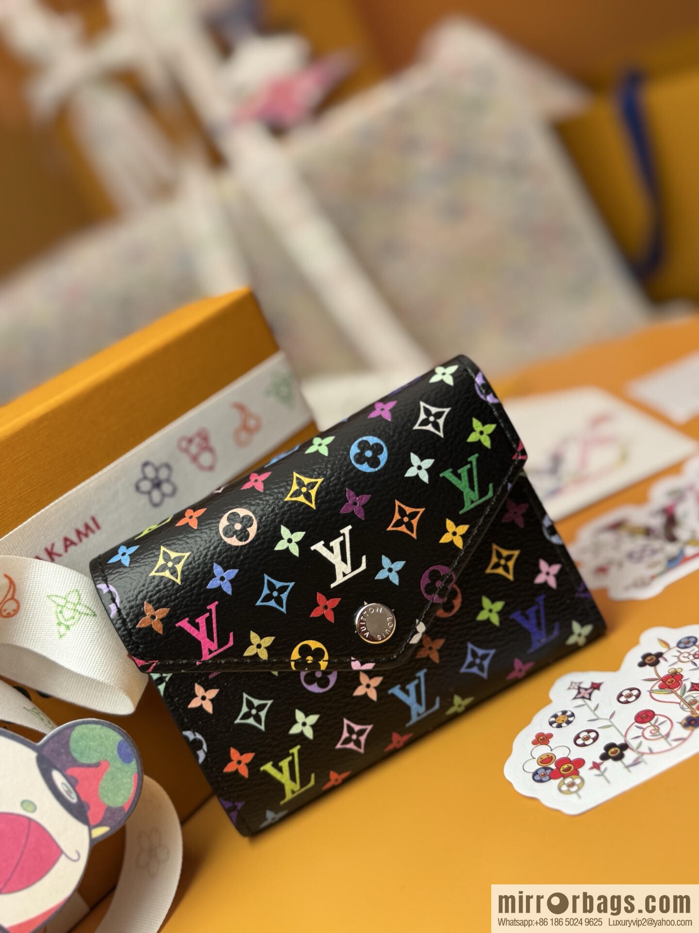 LV M14163 [Official Full Package + 163 Chip] New LVxTM Victorine Wallet