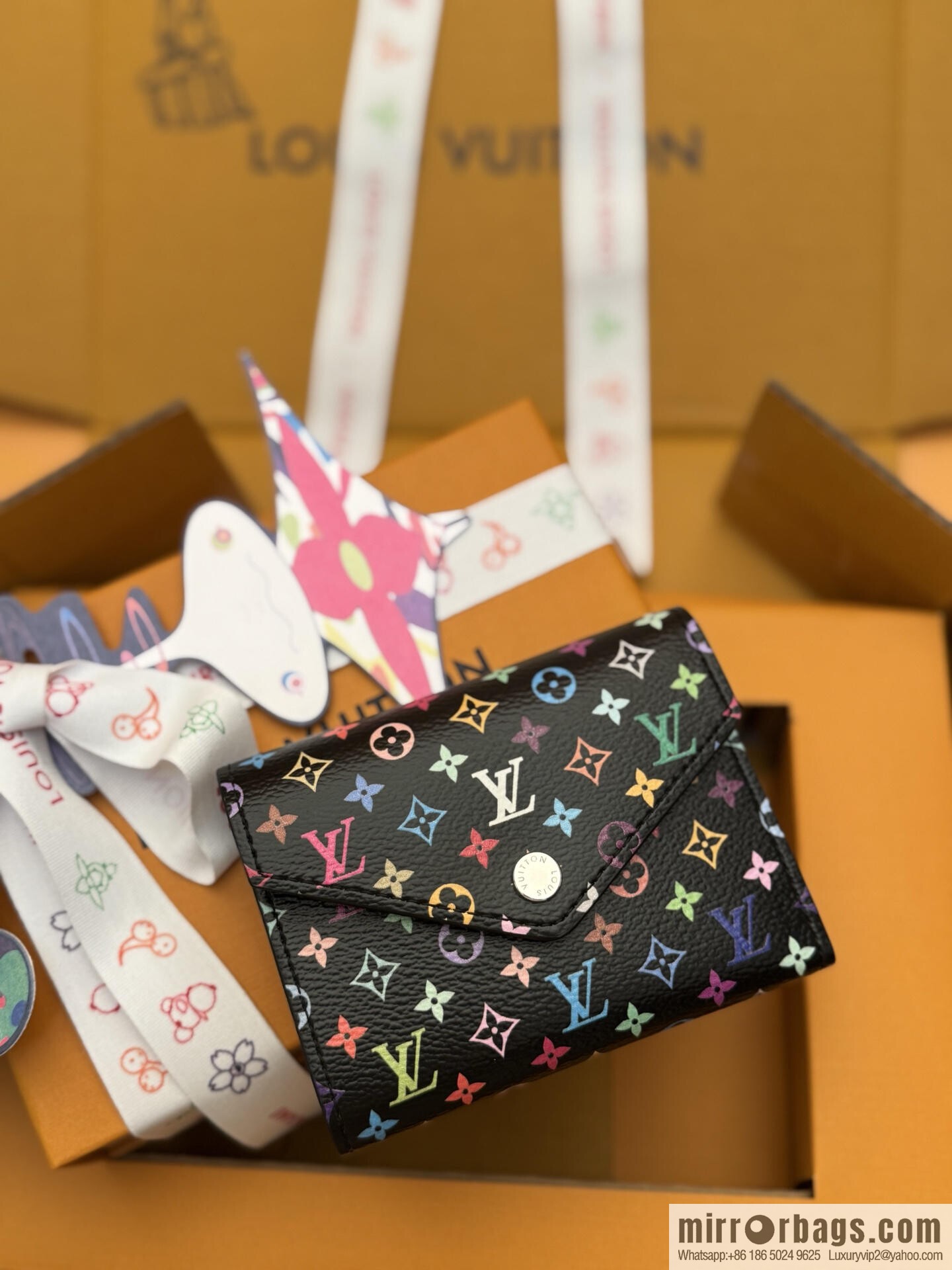 LV M14163 [Official Full Package + 163 Chip] New LVxTM Victorine Wallet