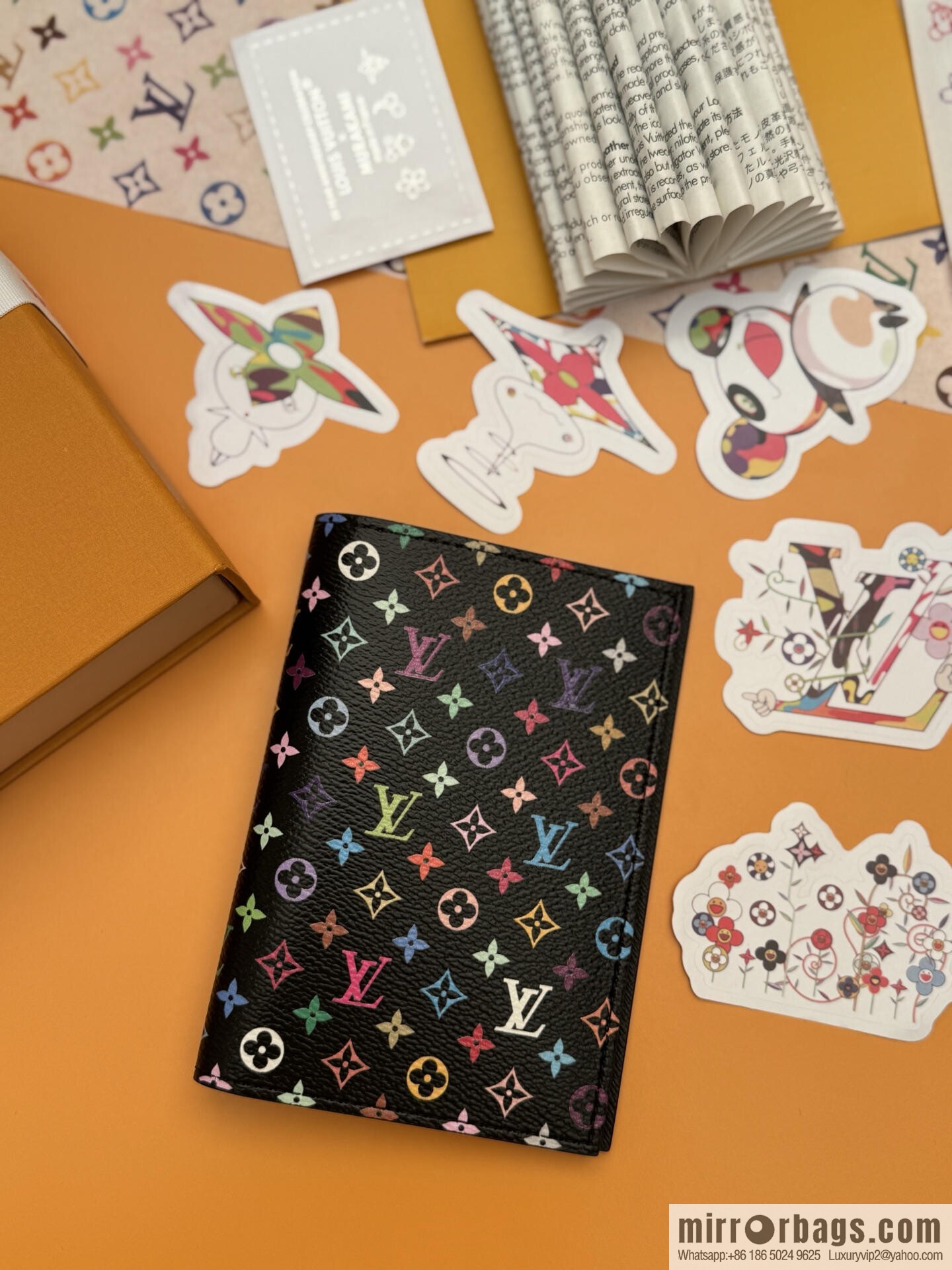 LV M13414 [Official Full Package + 163 Chip] New LVxTM Passport Cover