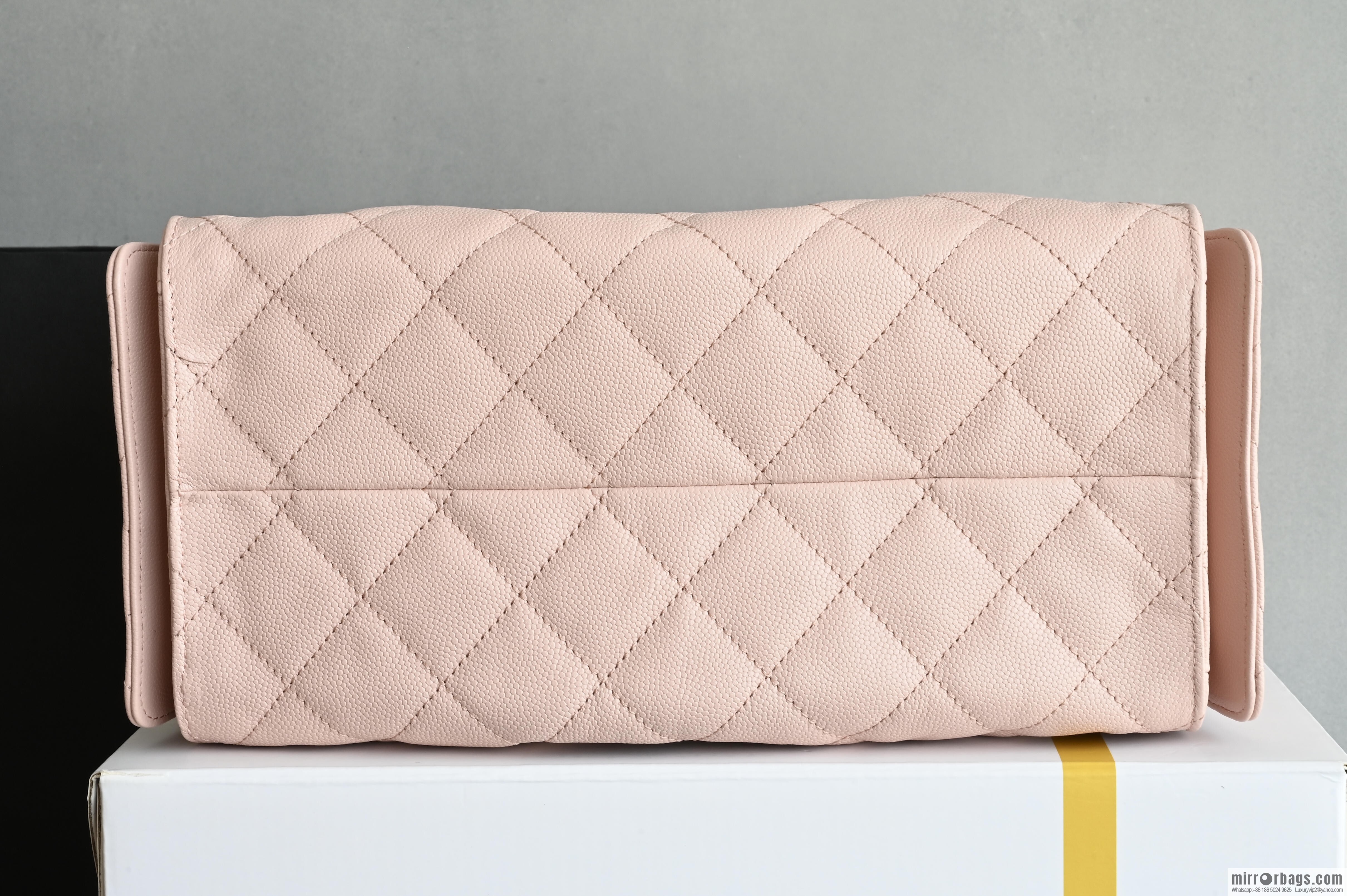 CHANEL Hippie Shopping Bag Small AS5293 Pink